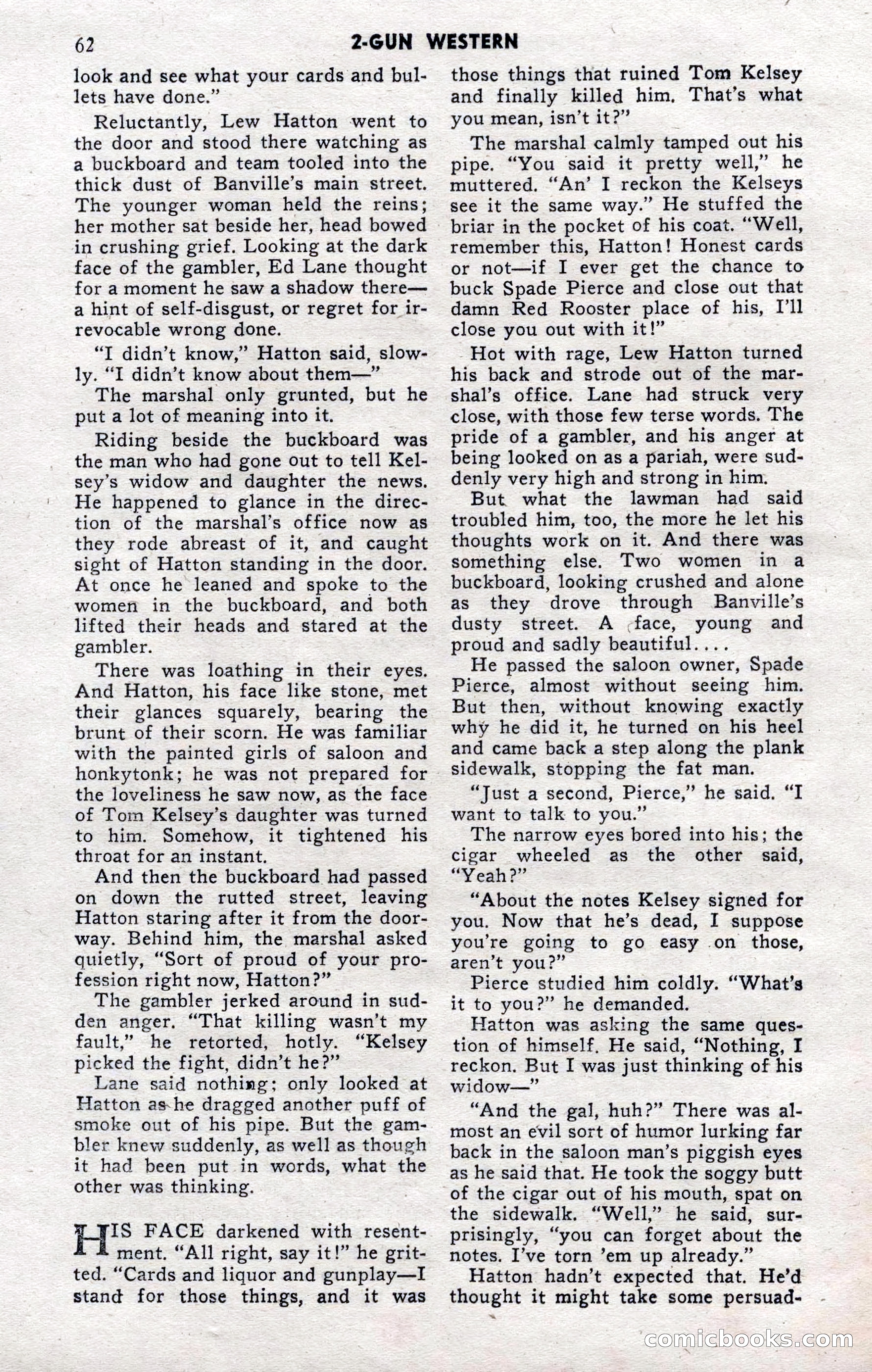 2-Gun Western, November 1955 — page 62 of 100
