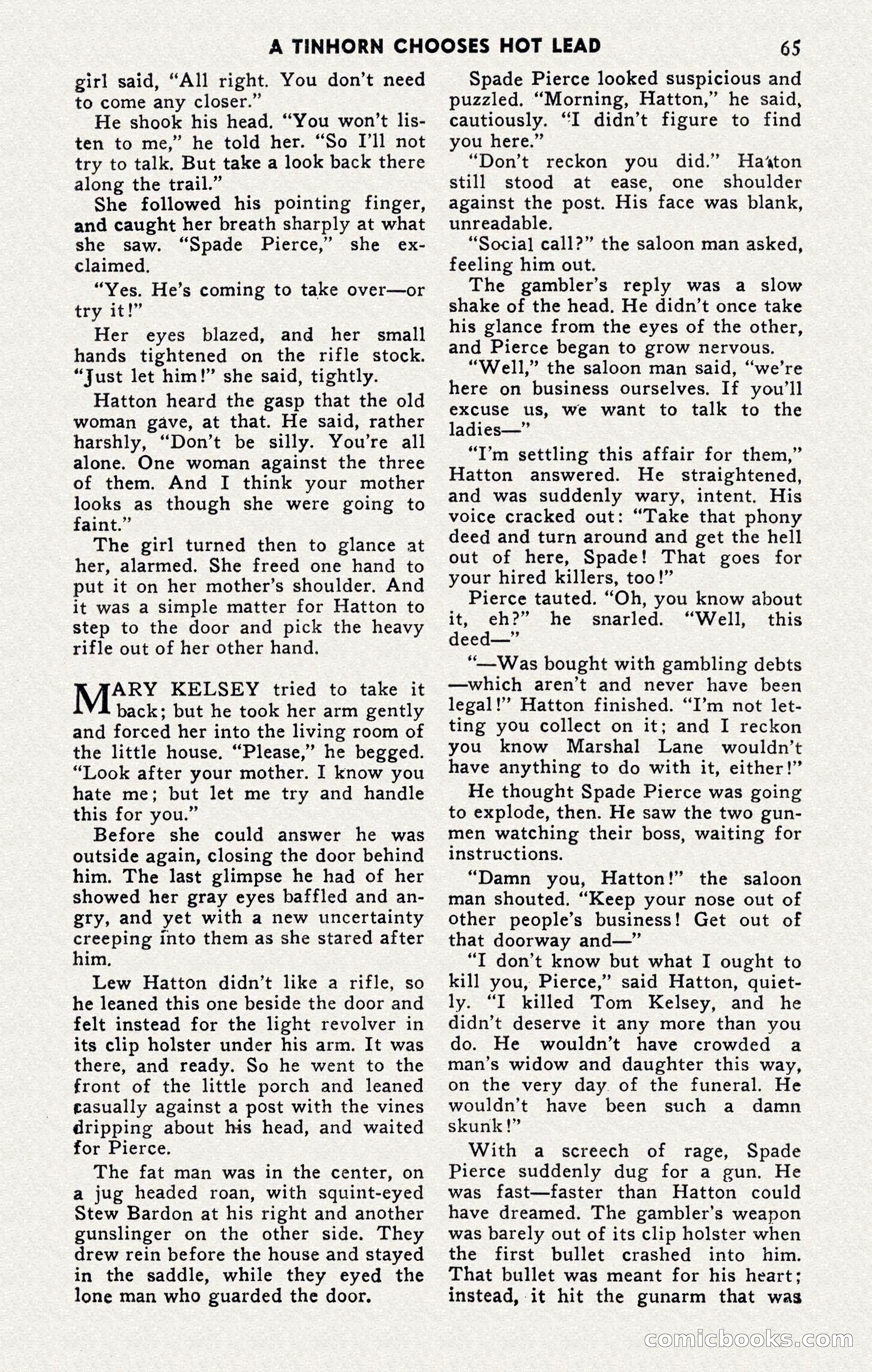 2-Gun Western, November 1955 — page 65 of 100