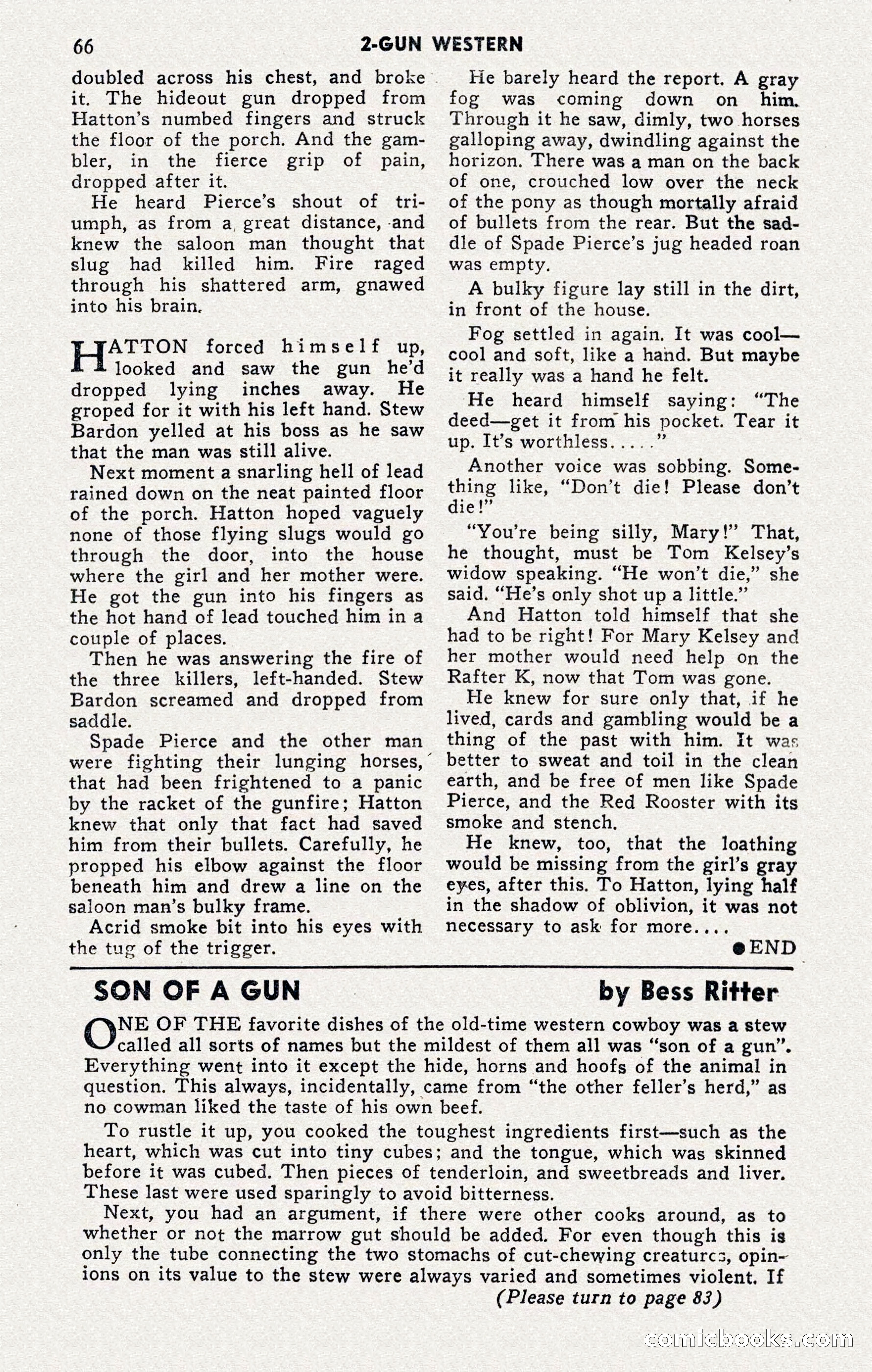 2-Gun Western, November 1955 — page 66 of 100