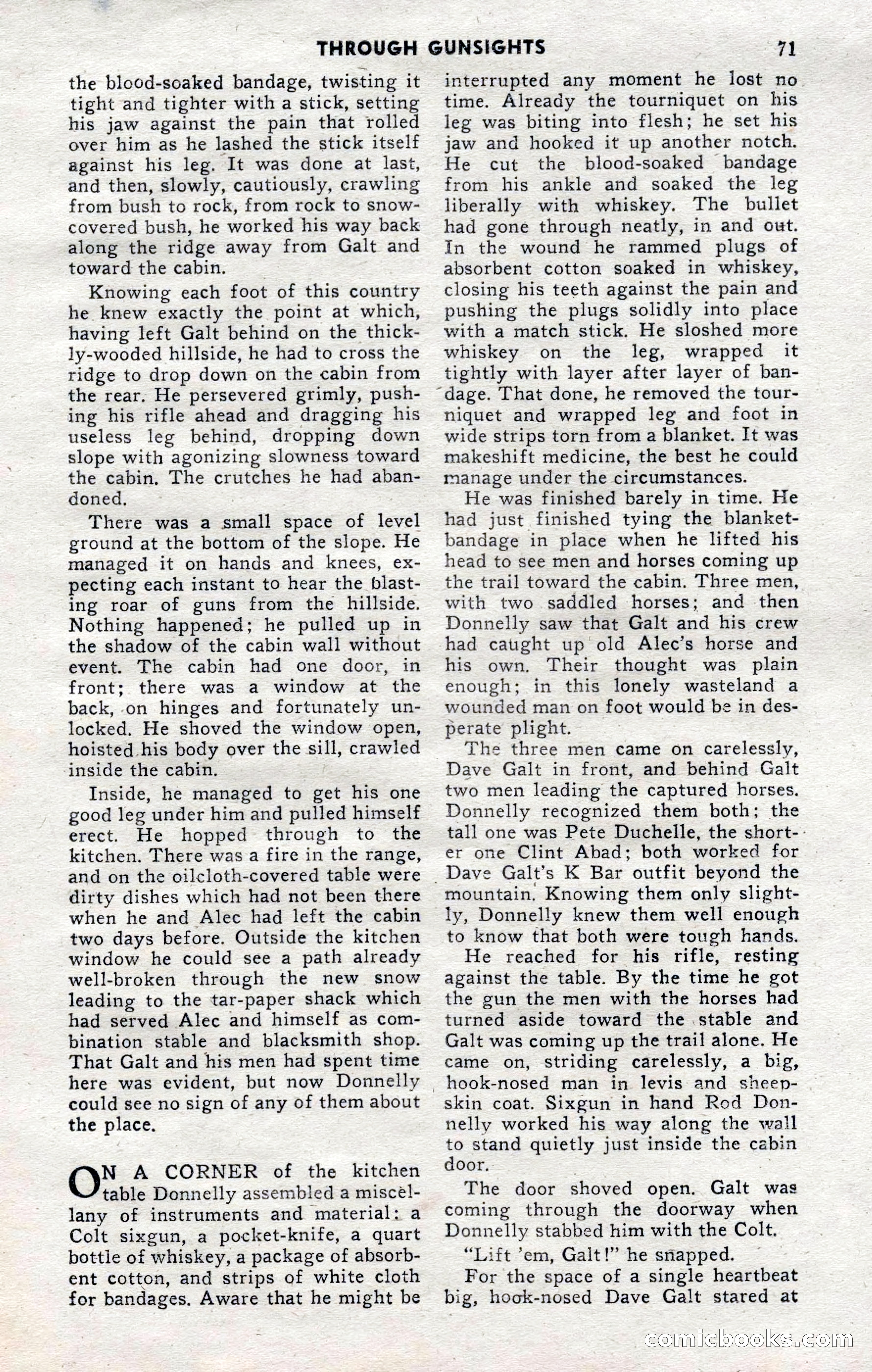 2-Gun Western, November 1955 — page 71 of 100