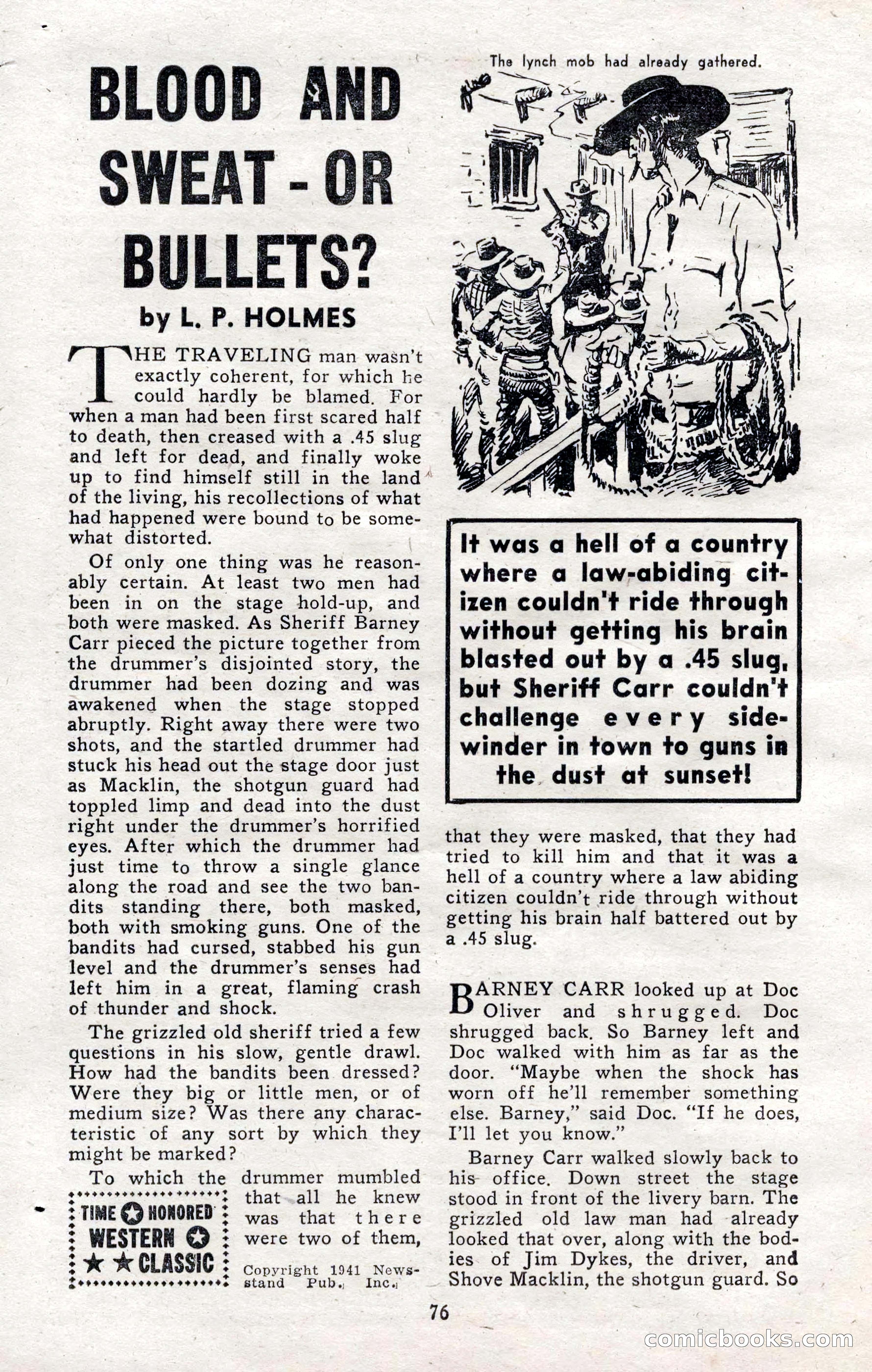 2-Gun Western, November 1955 — page 76 of 100