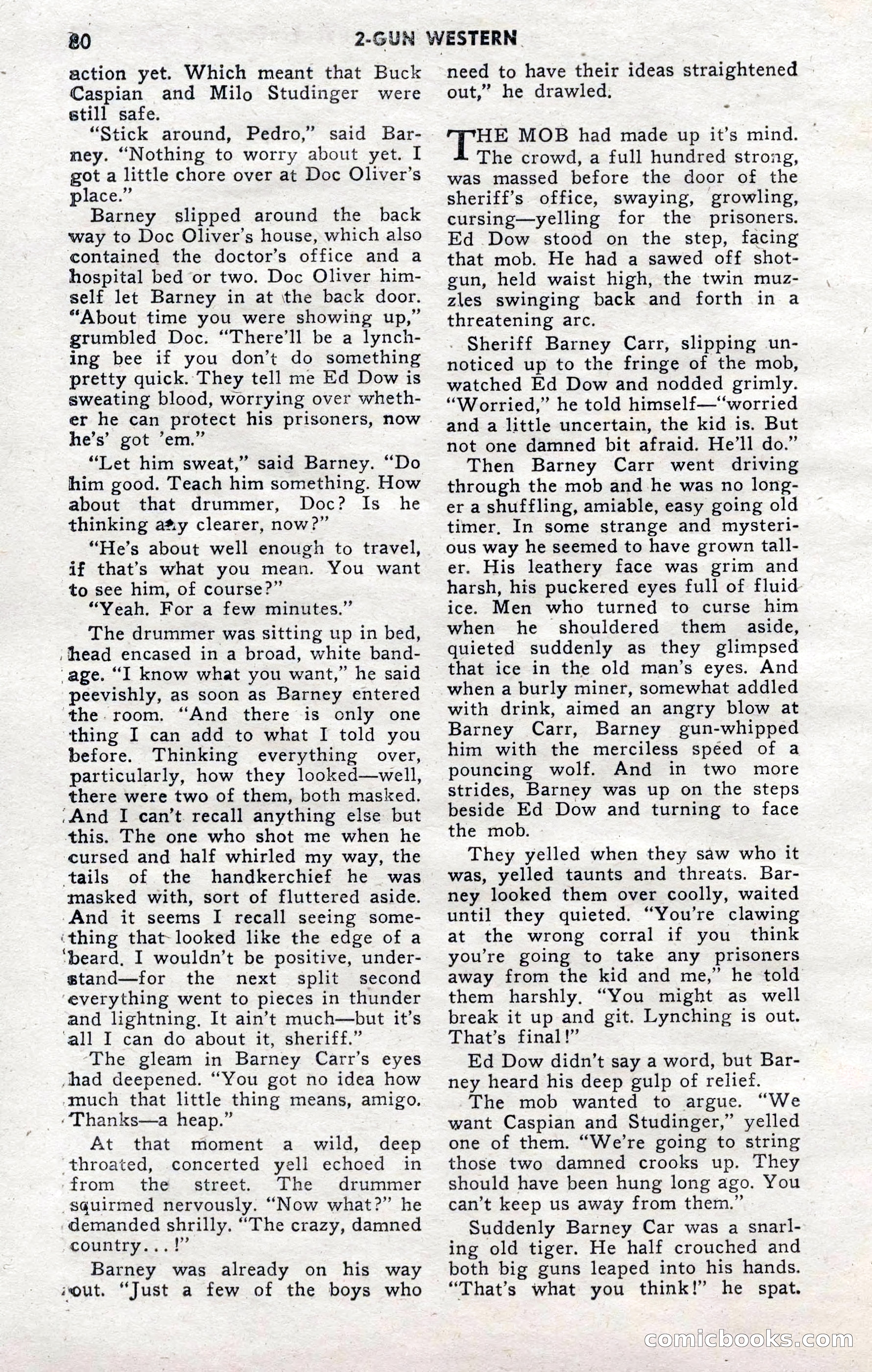 2-Gun Western, November 1955 — page 80 of 100