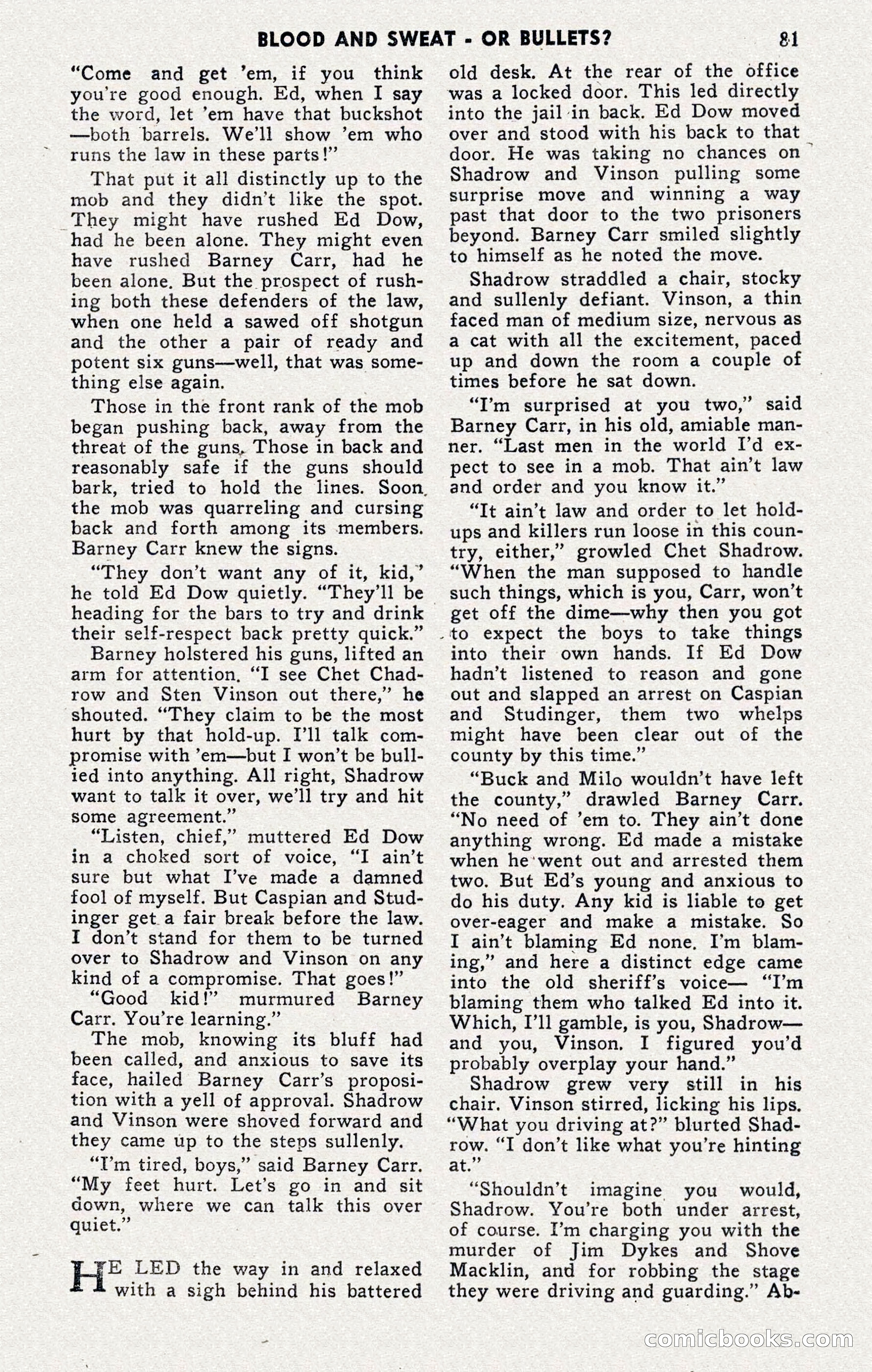 2-Gun Western, November 1955 — page 81 of 100