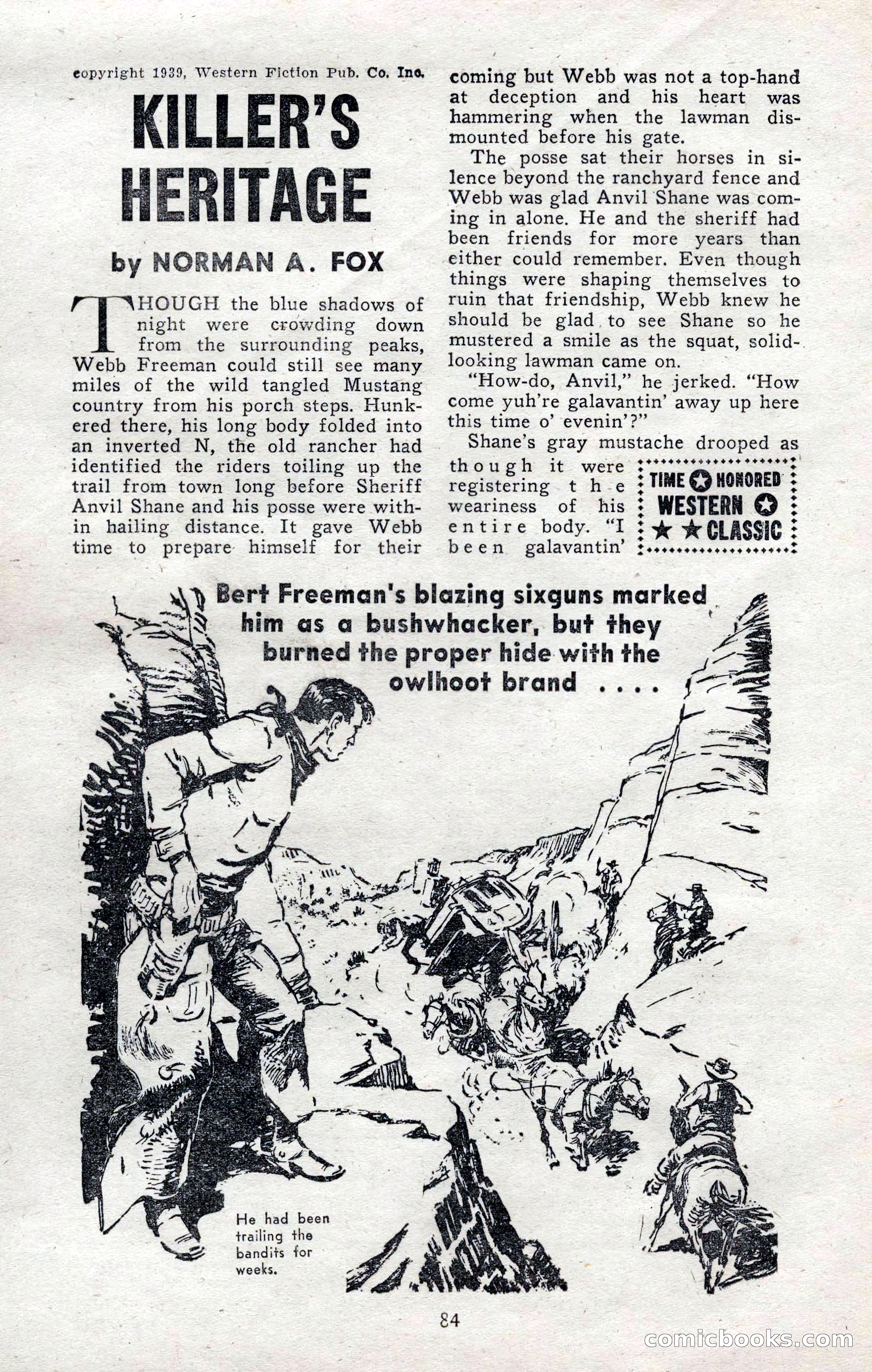 2-Gun Western, November 1955 — page 84 of 100