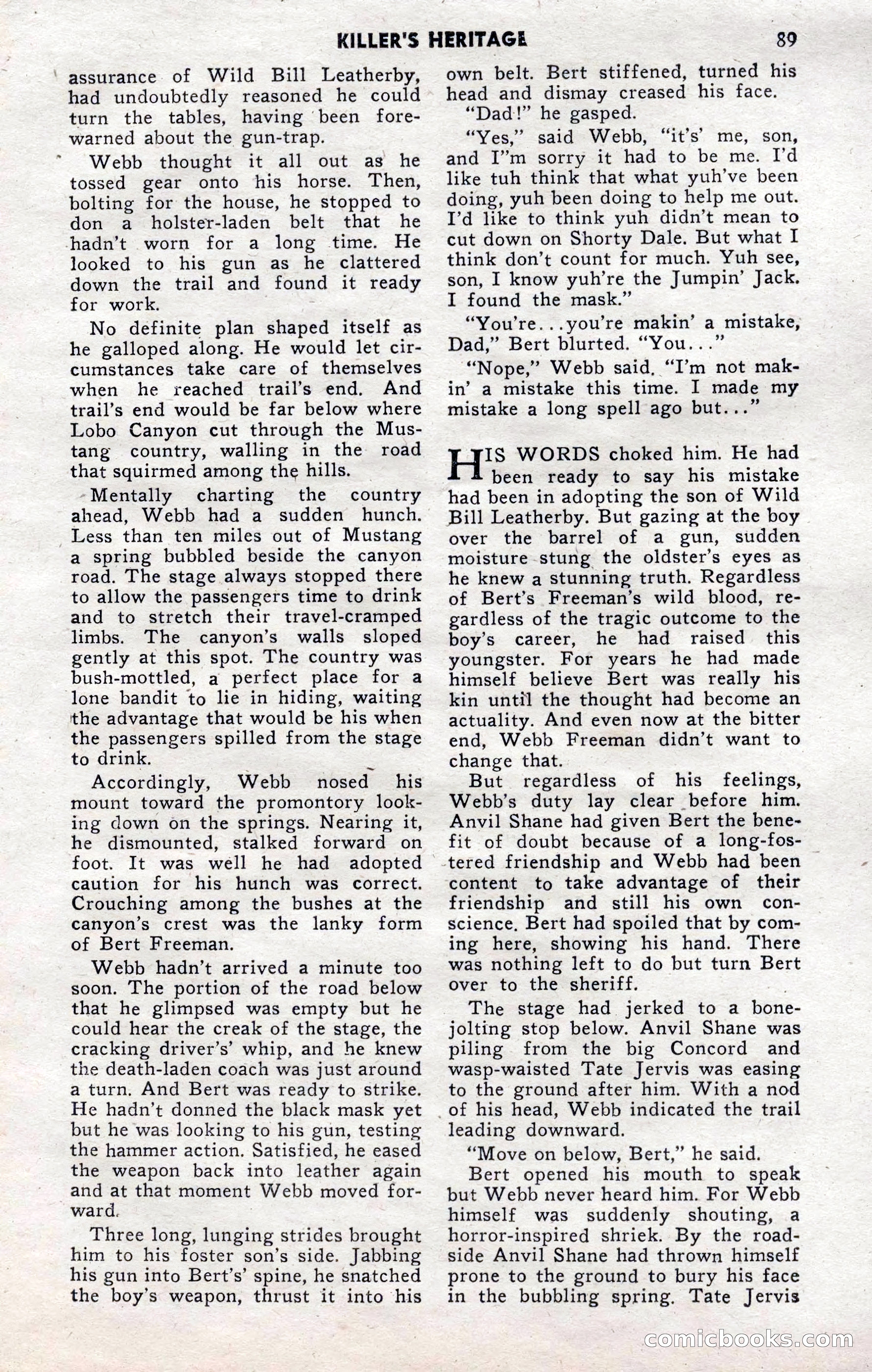 2-Gun Western, November 1955 — page 89 of 100