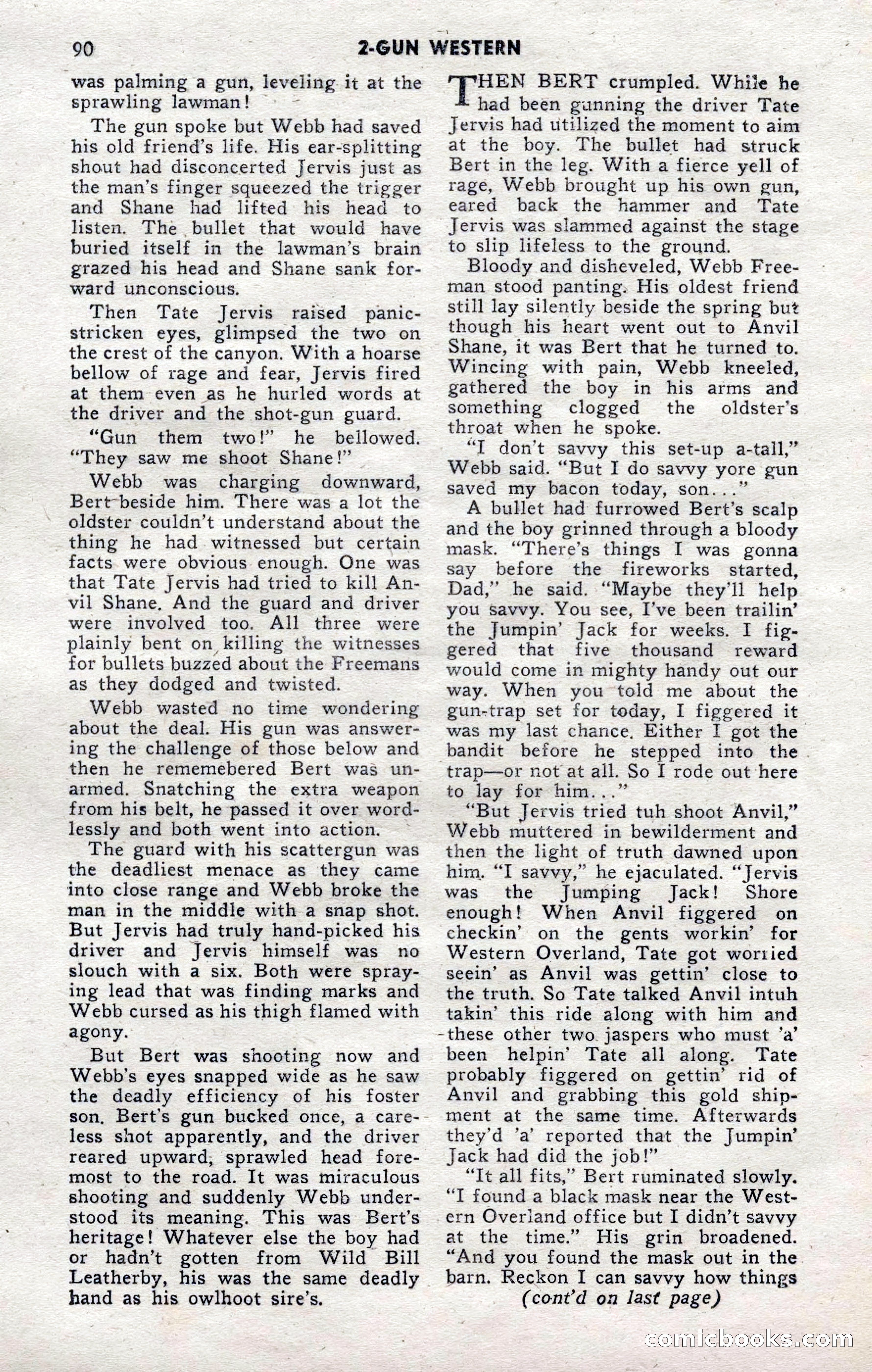 2-Gun Western, November 1955 — page 90 of 100