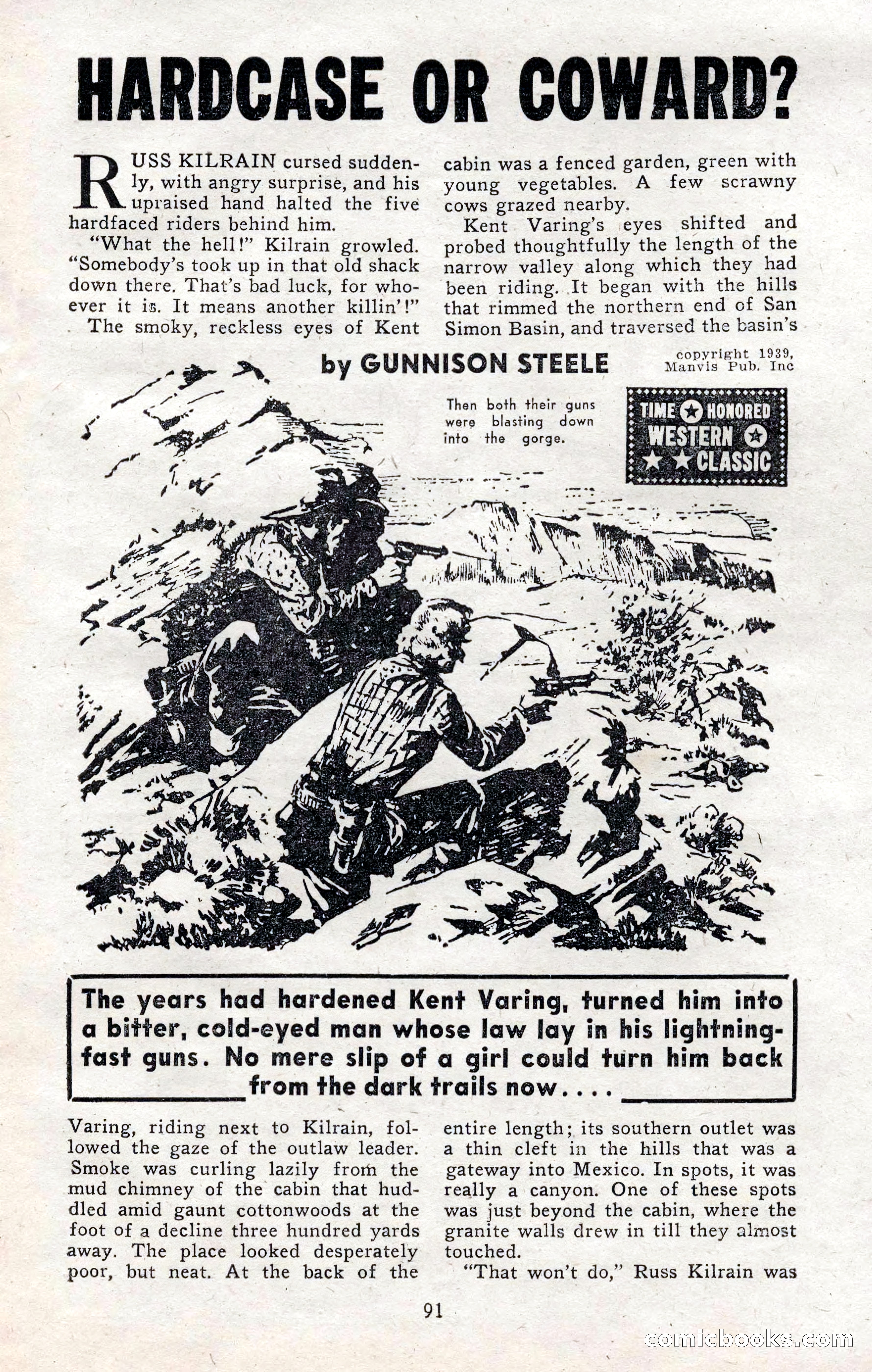 2-Gun Western, November 1955 — page 91 of 100