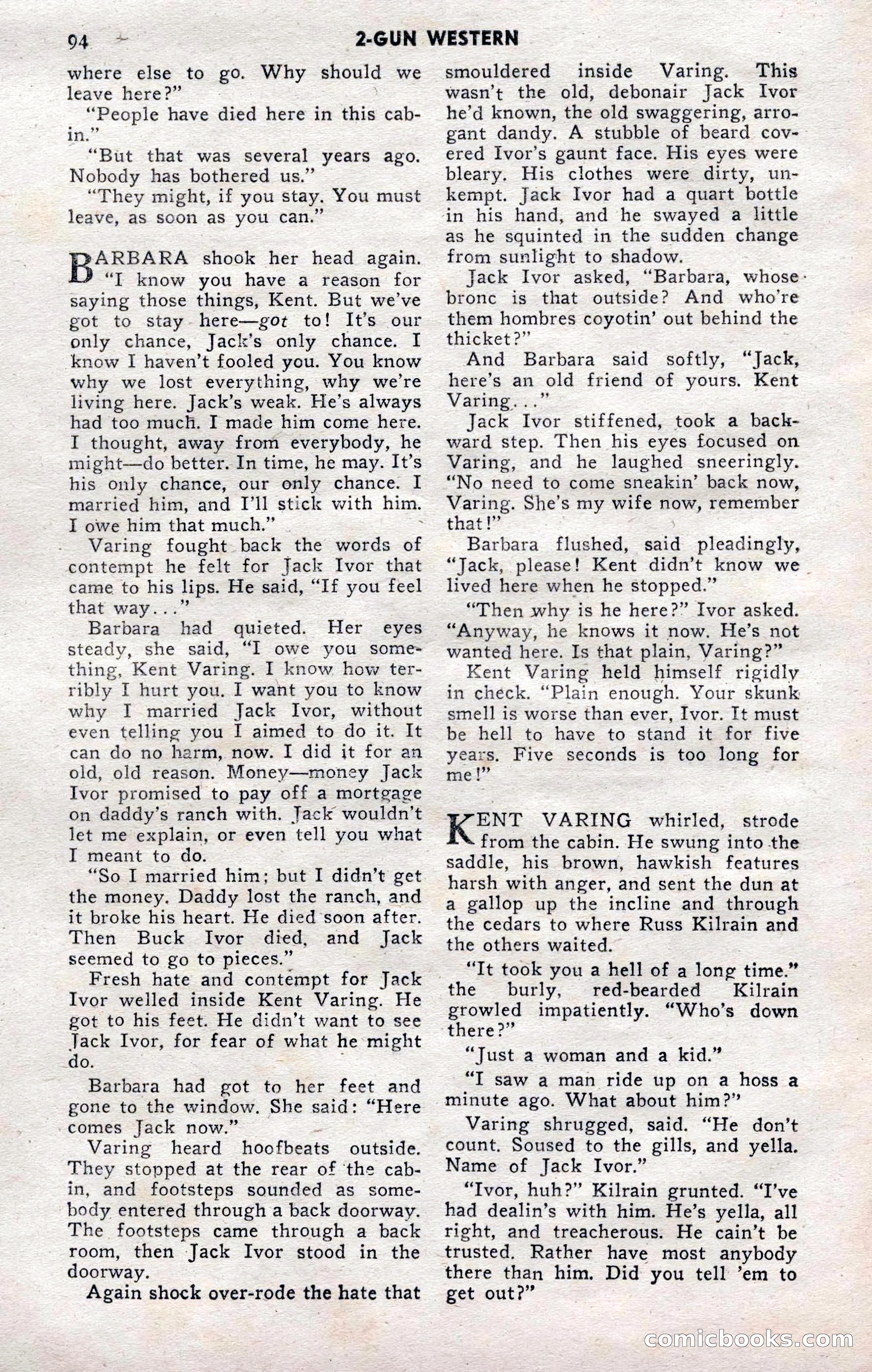 2-Gun Western, November 1955 — page 94 of 100