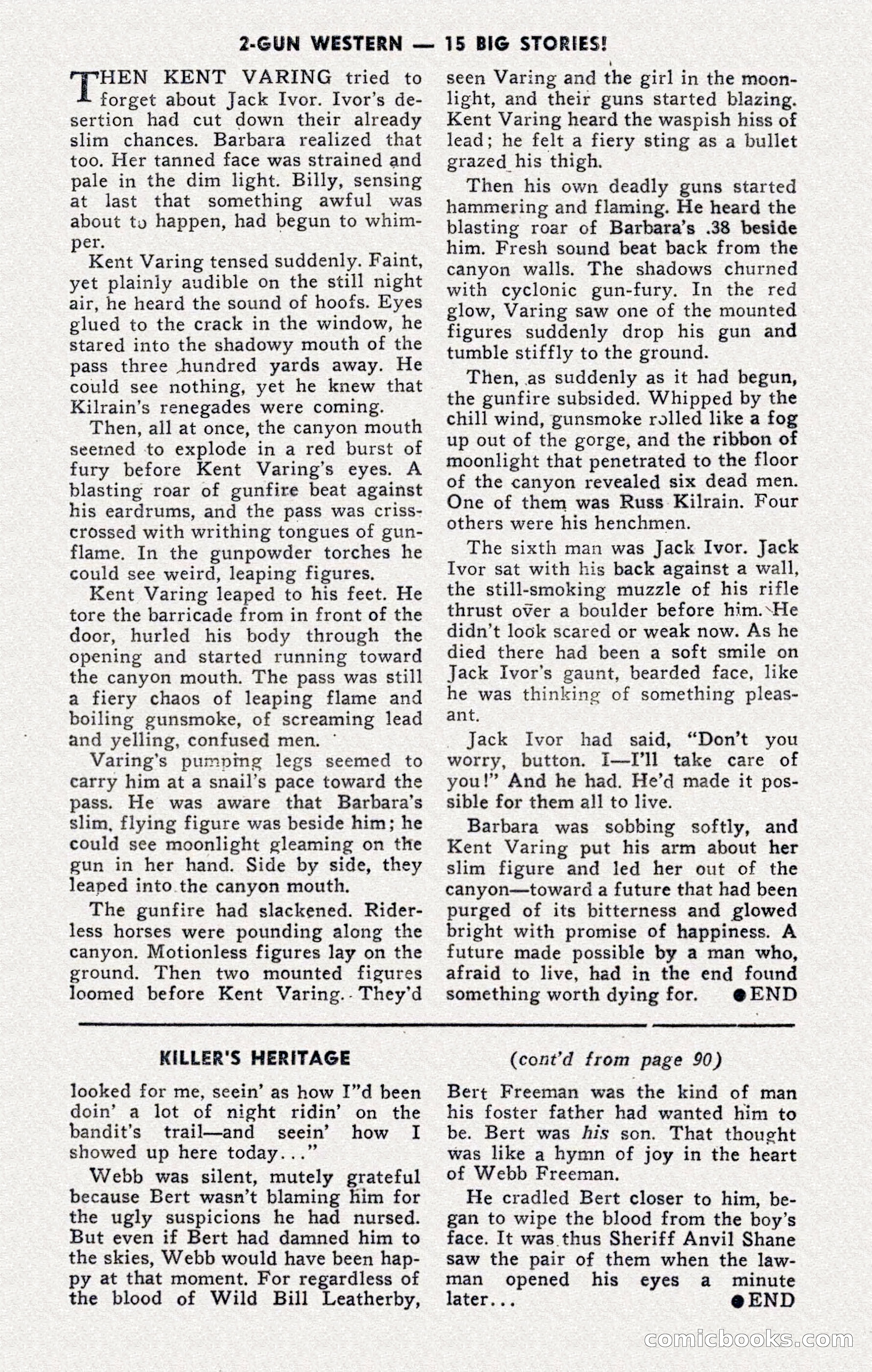 2-Gun Western, November 1955 — page 98 of 100