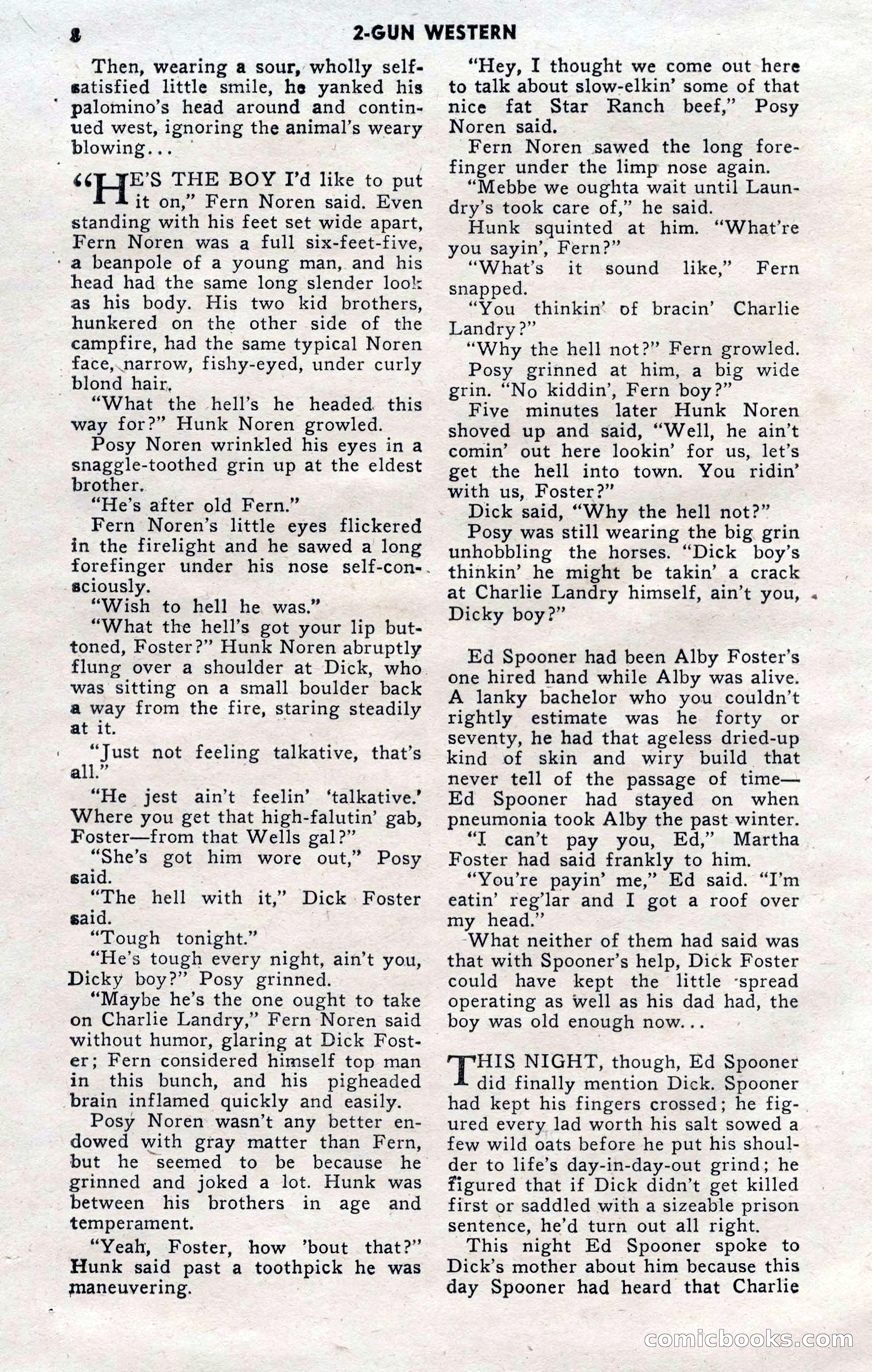 2-Gun Western, November 1955 — page 7 of 99