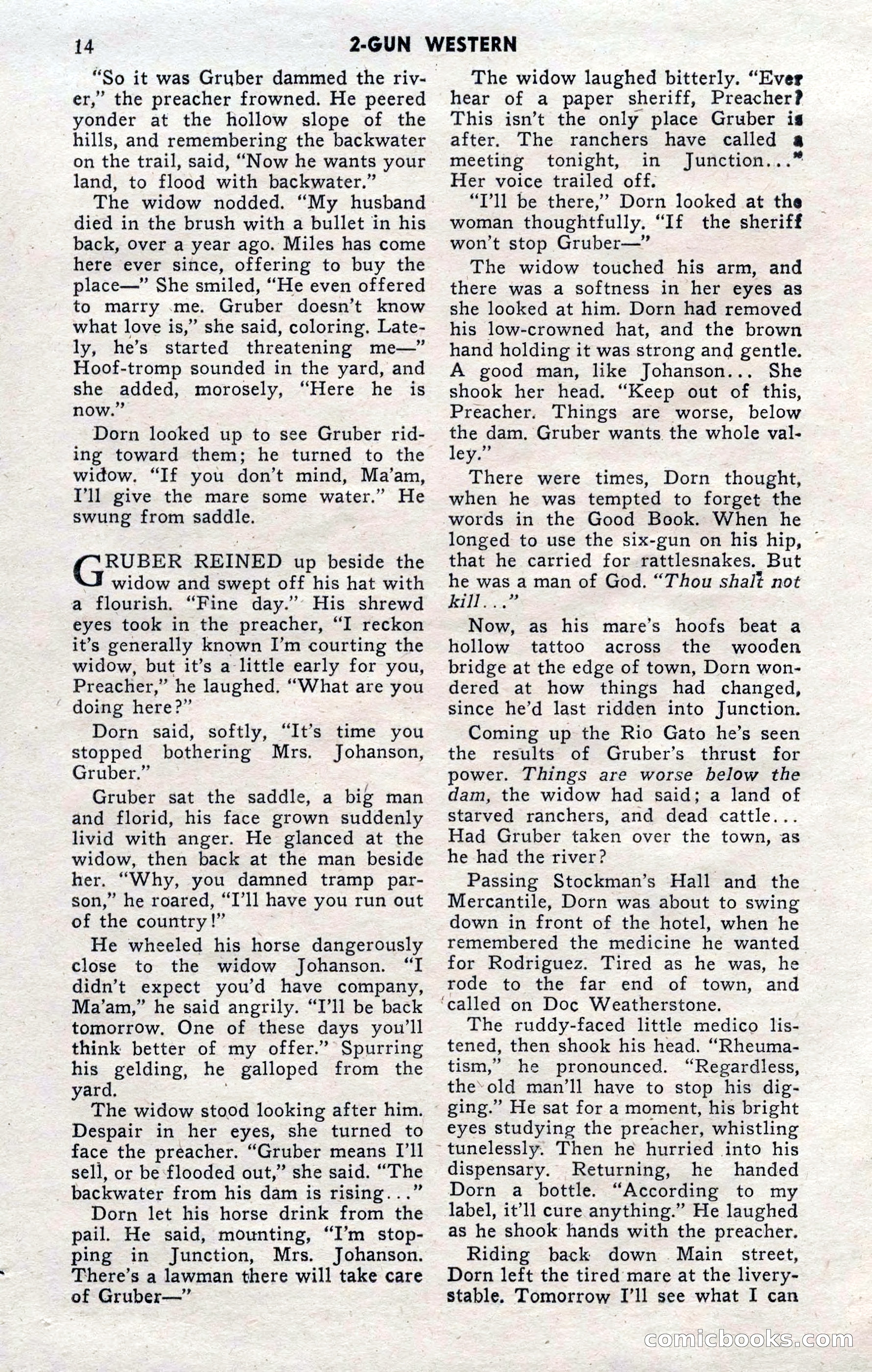 2-Gun Western, November 1955 — page 13 of 99