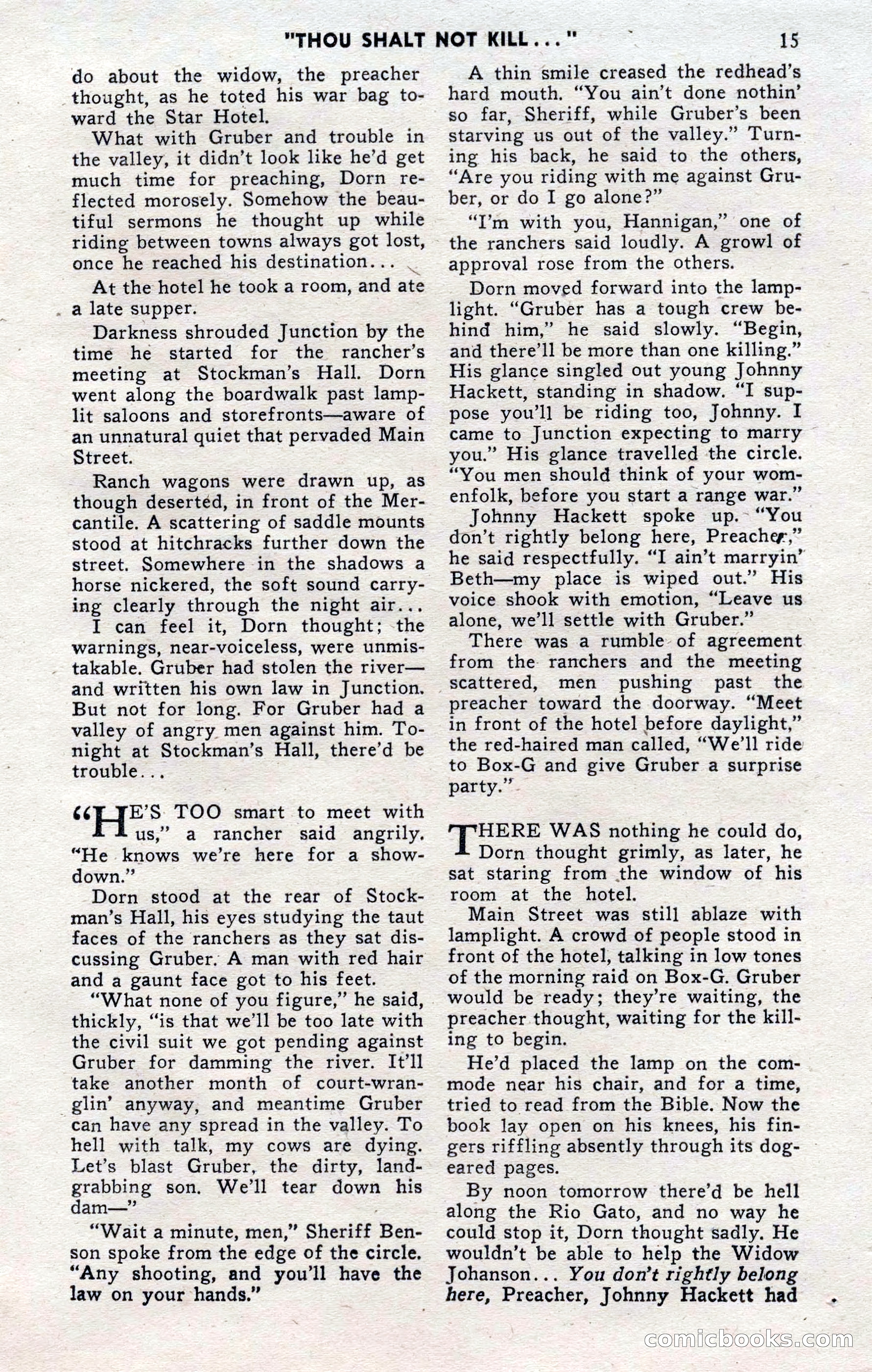2-Gun Western, November 1955 — page 14 of 99