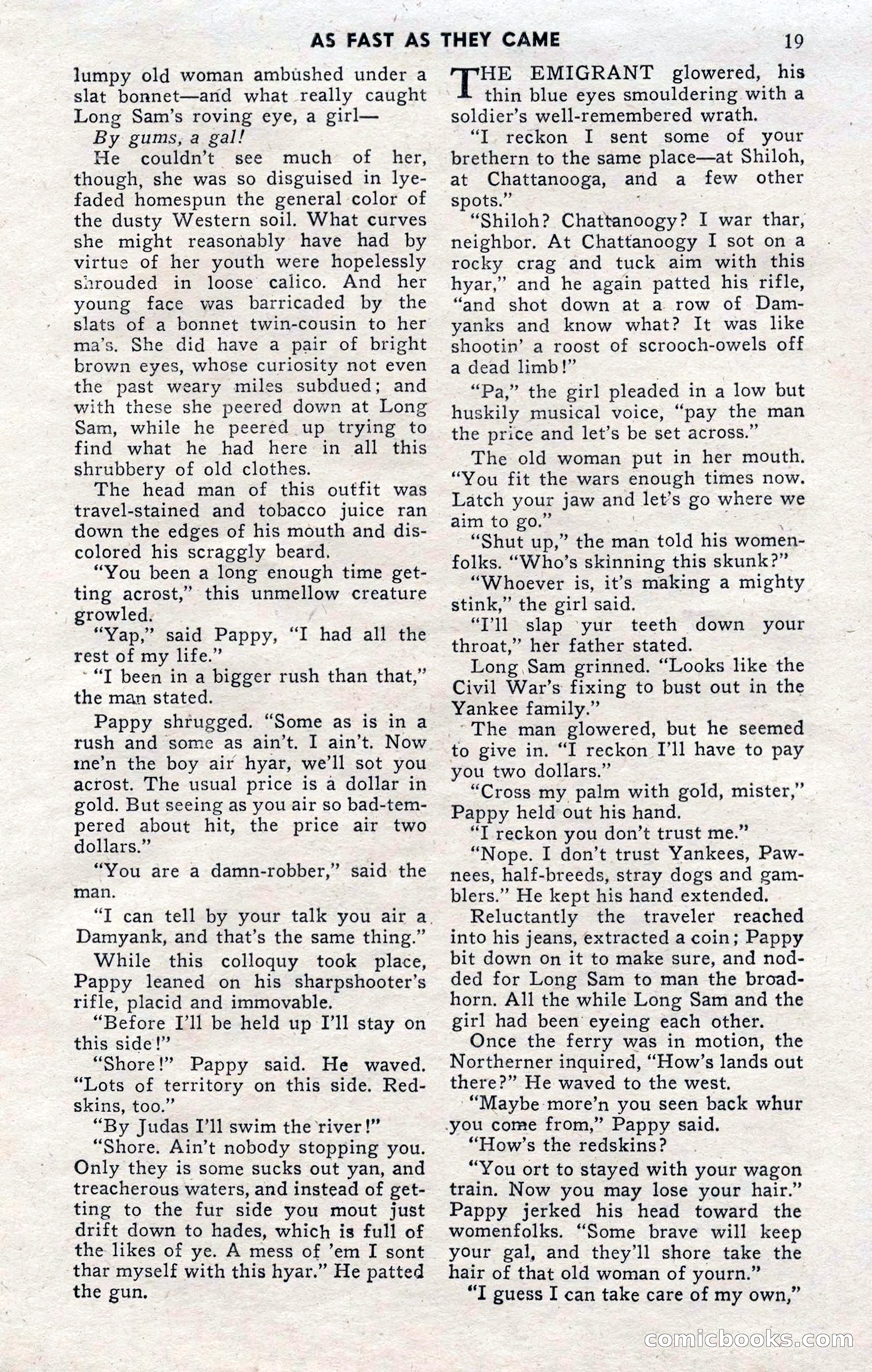 2-Gun Western, November 1955 — page 18 of 99