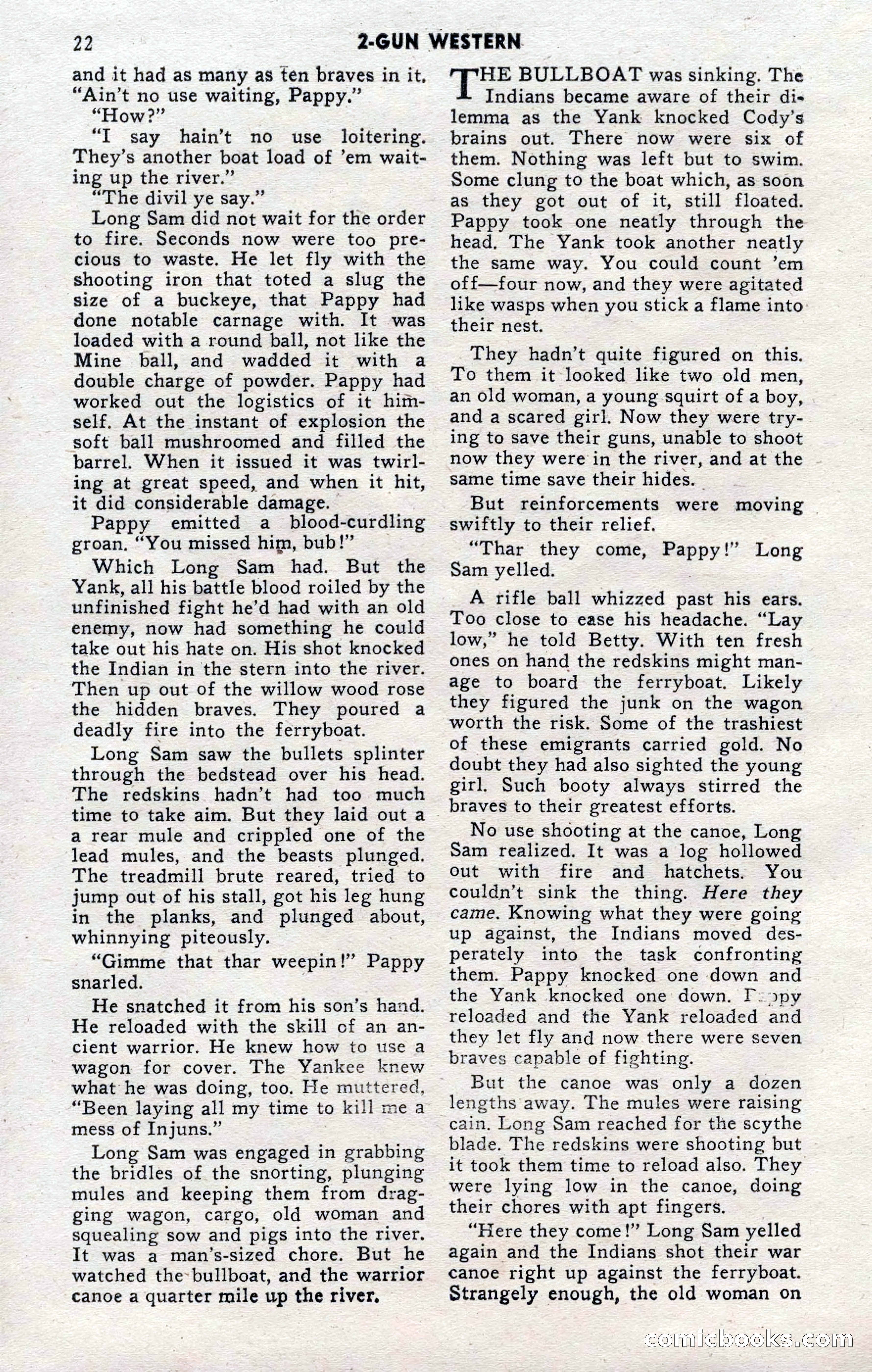 2-Gun Western, November 1955 — page 21 of 99