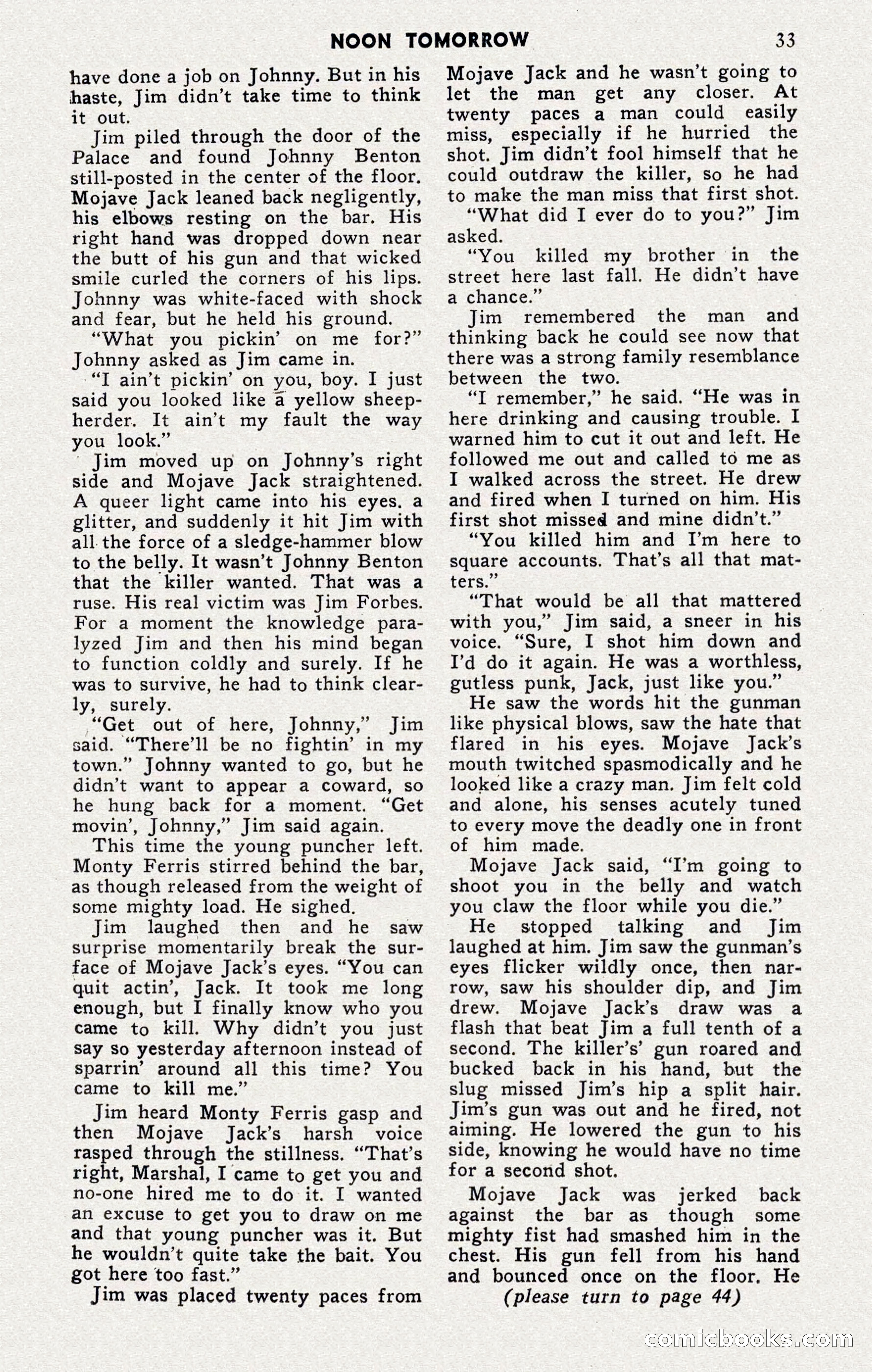2-Gun Western, November 1955 — page 32 of 99