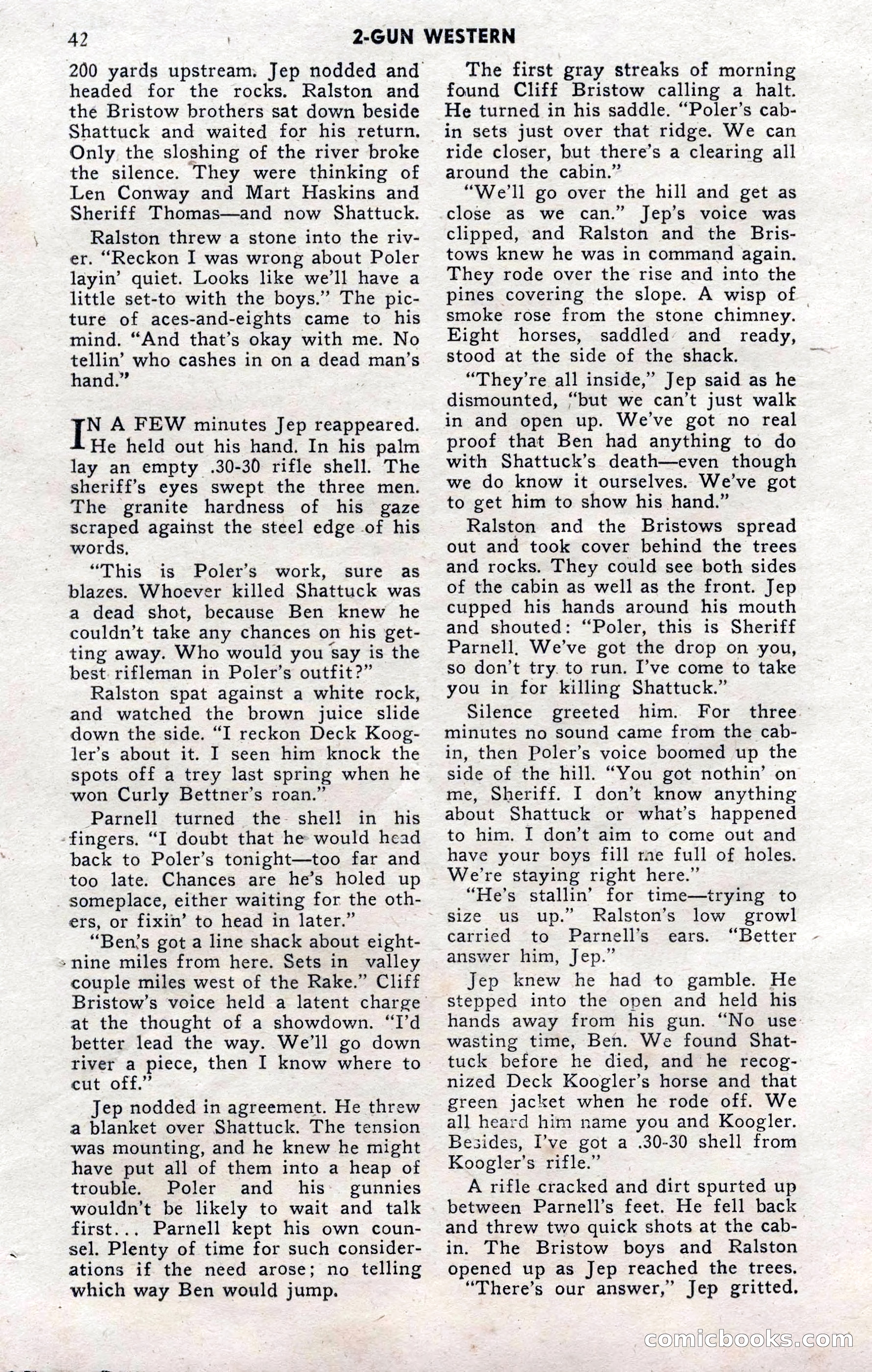 2-Gun Western, November 1955 — page 41 of 99