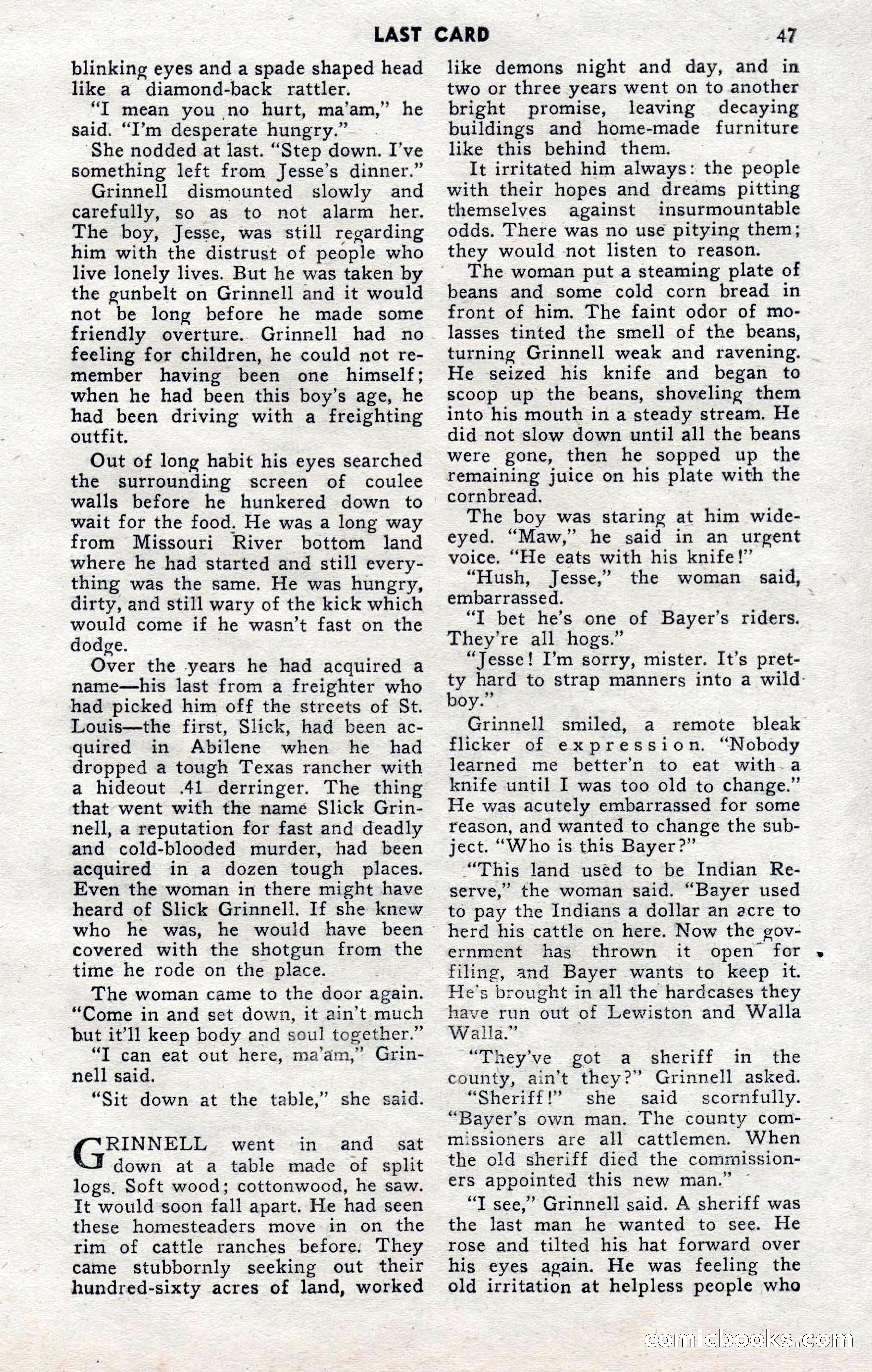 2-Gun Western, November 1955 — page 46 of 99