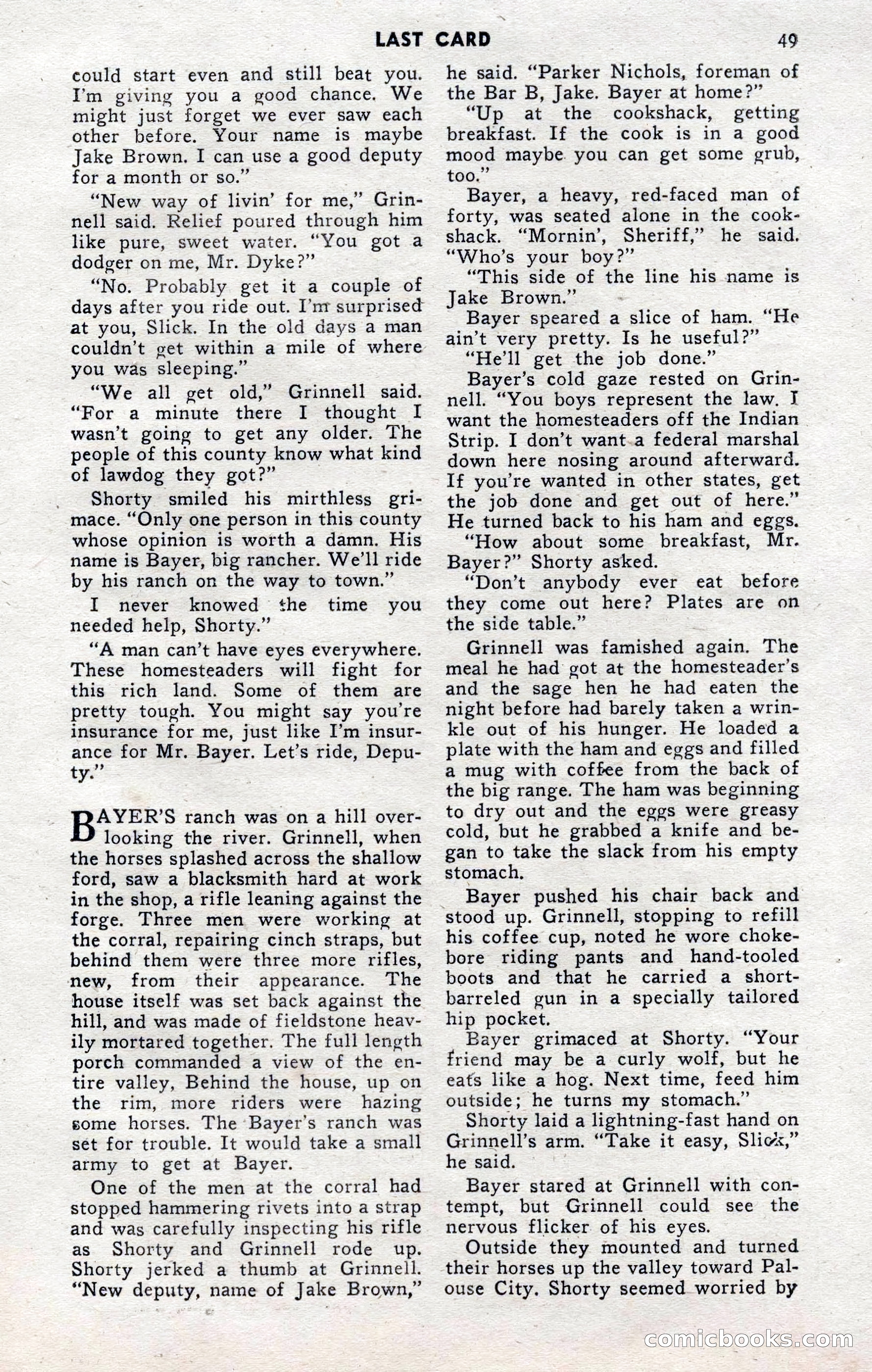 2-Gun Western, November 1955 — page 48 of 99