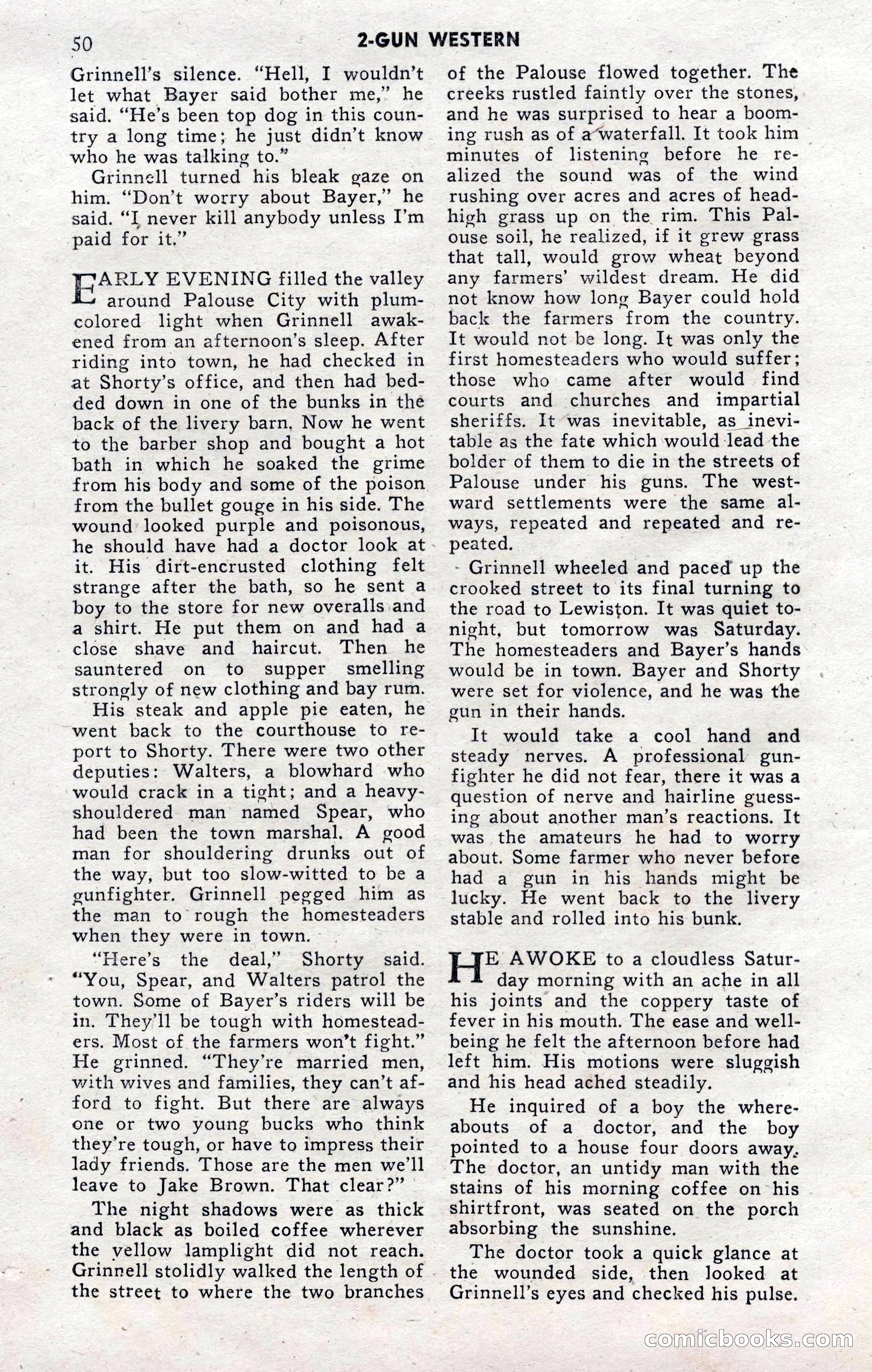 2-Gun Western, November 1955 — page 49 of 99