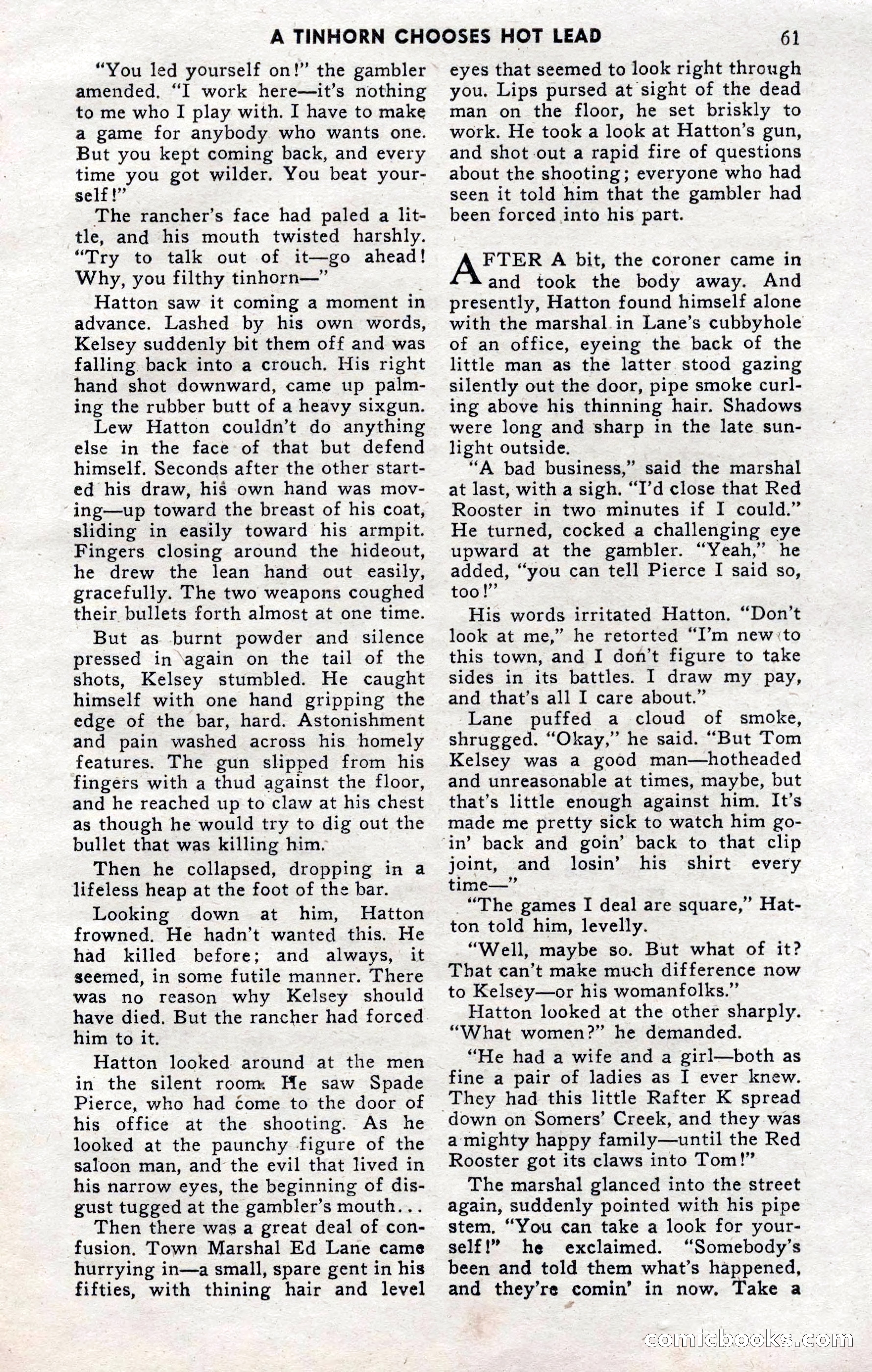 2-Gun Western, November 1955 — page 60 of 99