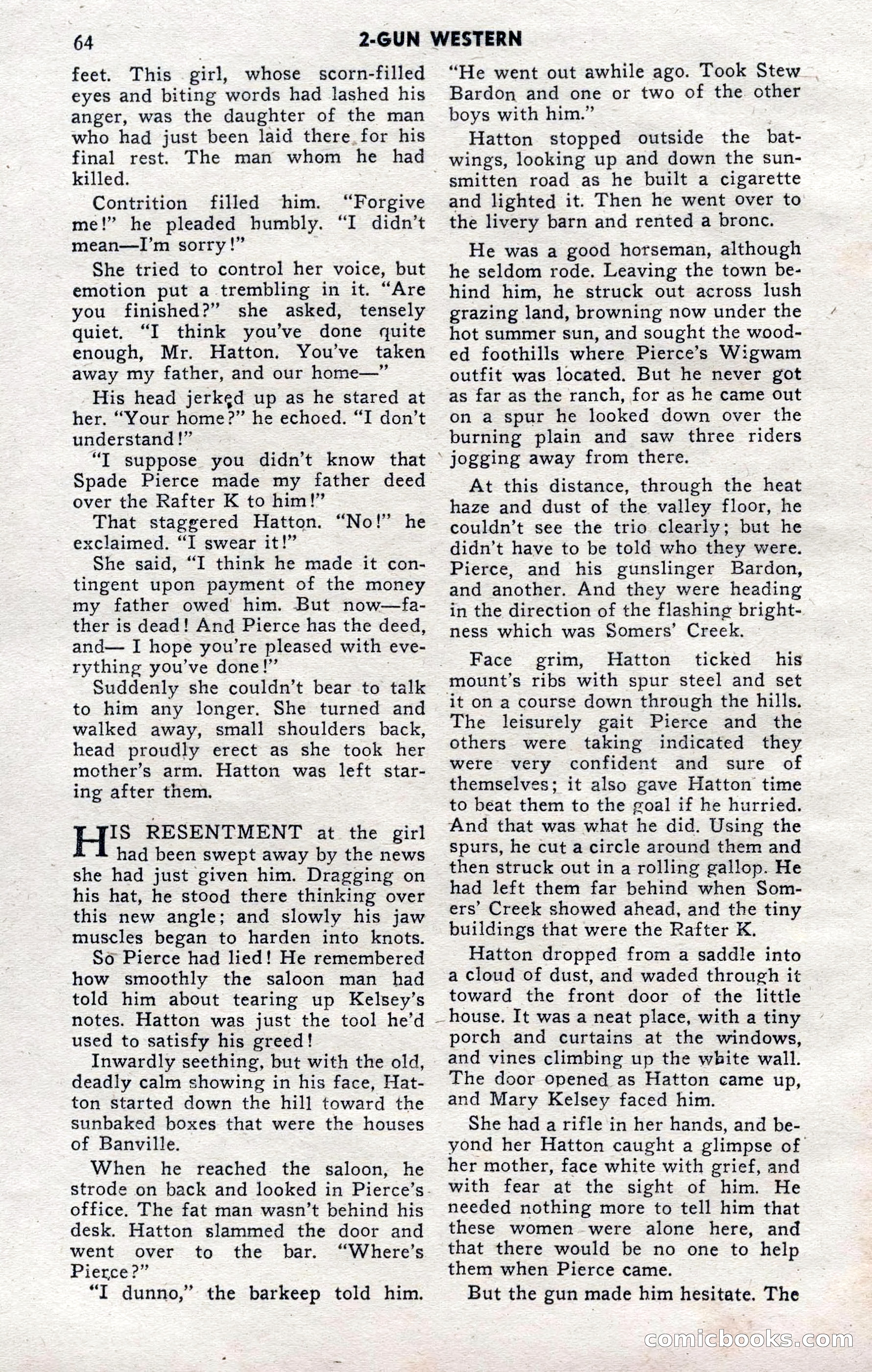 2-Gun Western, November 1955 — page 63 of 99