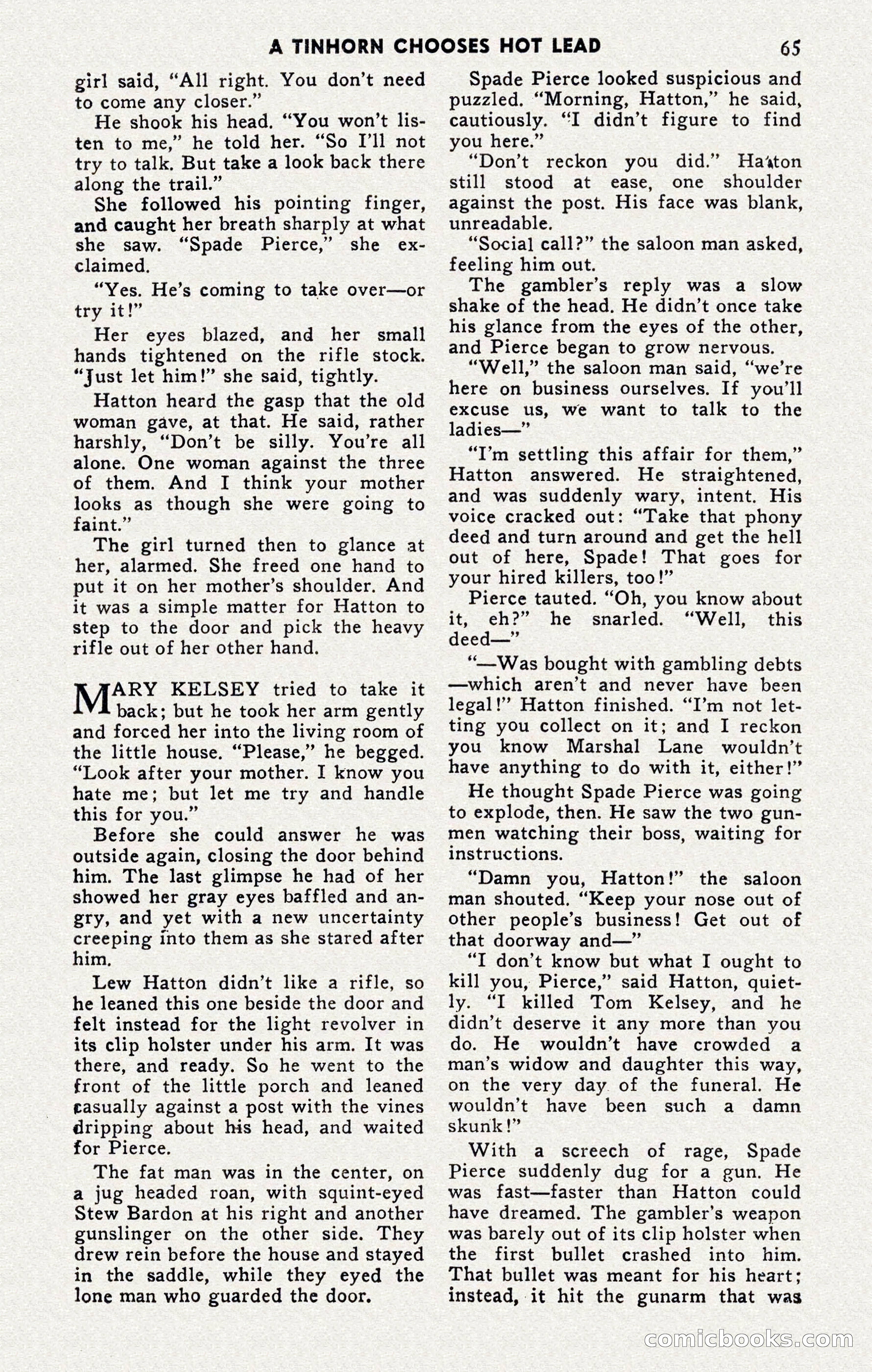 2-Gun Western, November 1955 — page 64 of 99