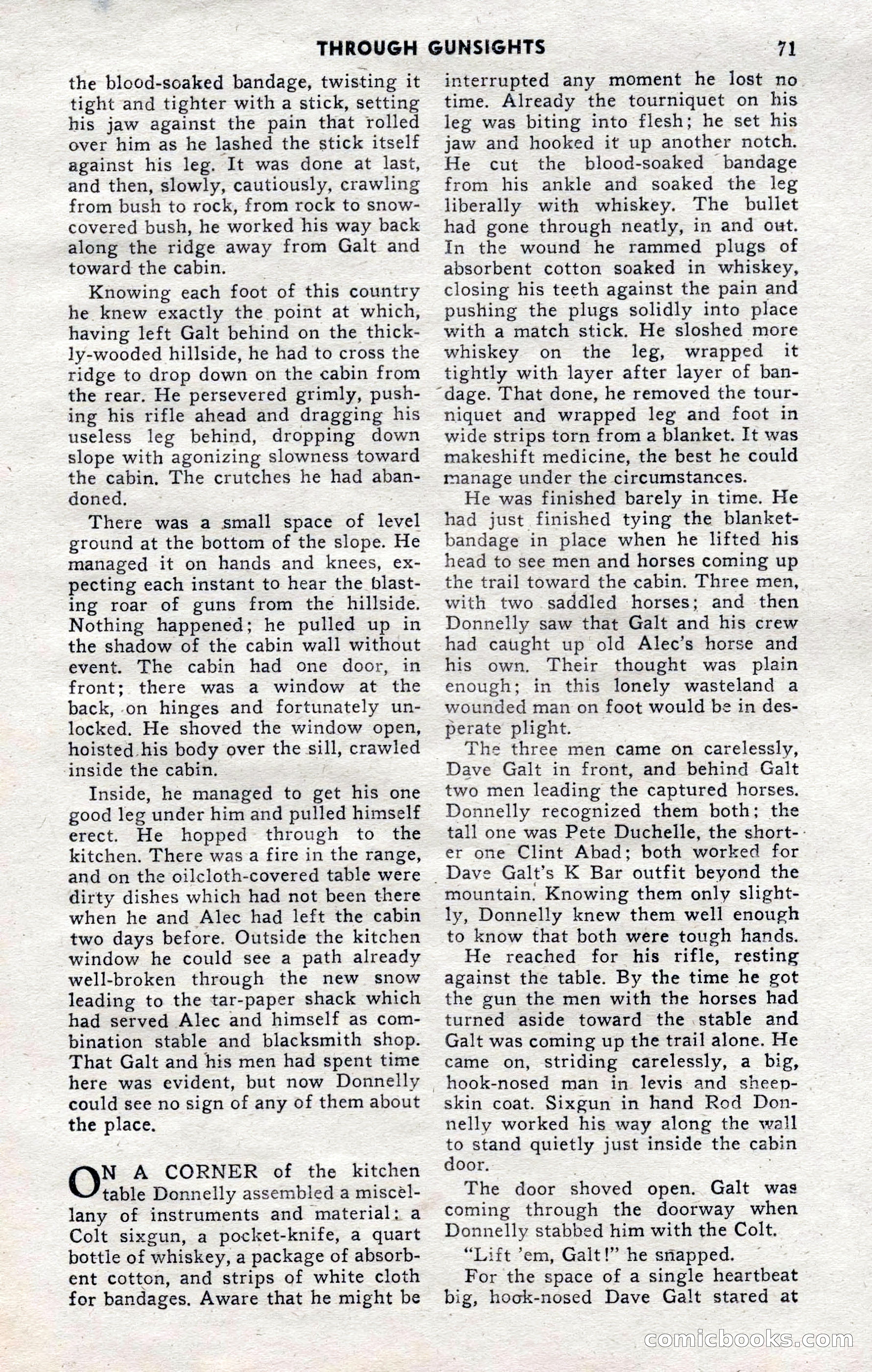 2-Gun Western, November 1955 — page 70 of 99