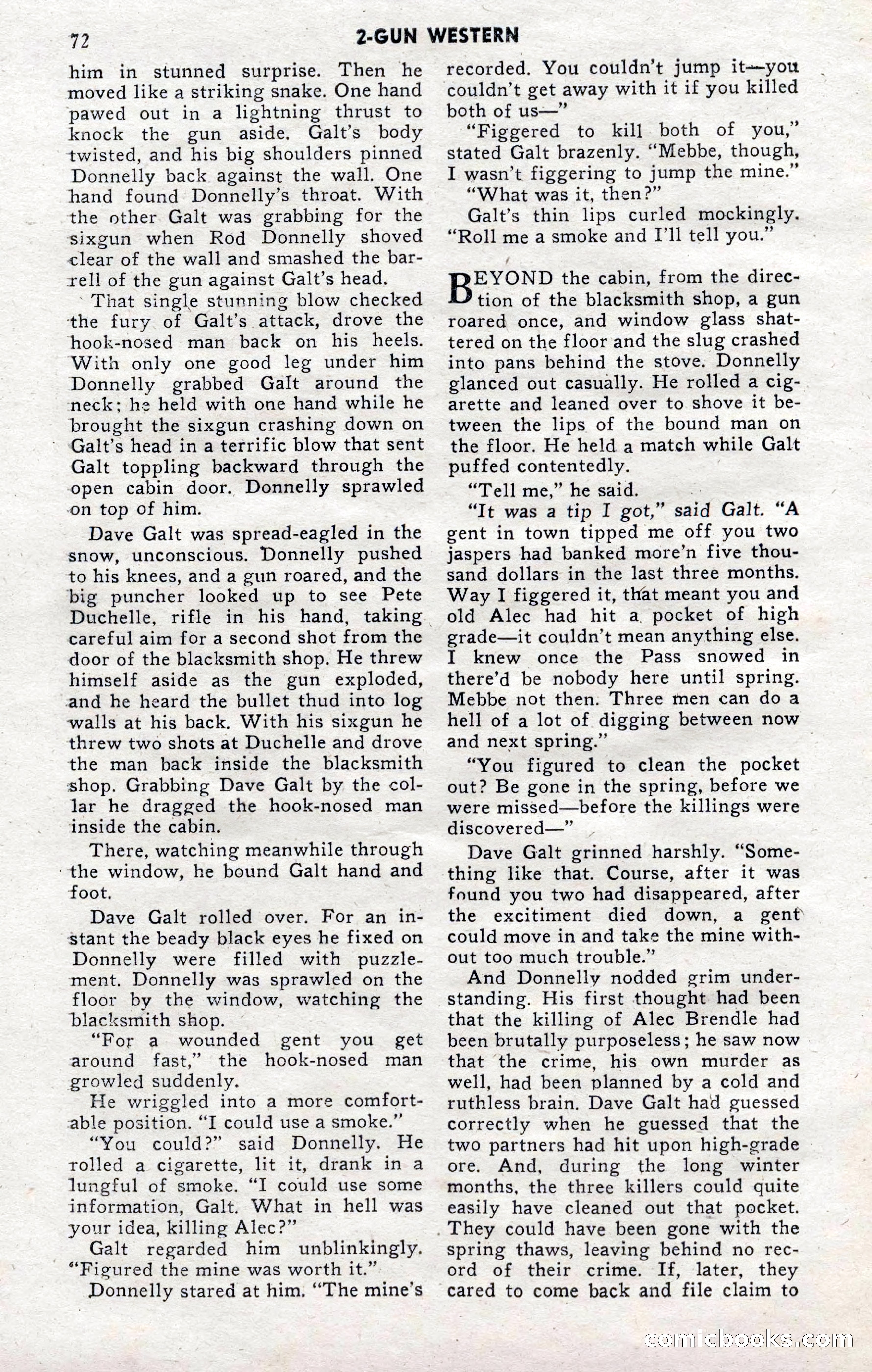 2-Gun Western, November 1955 — page 71 of 99