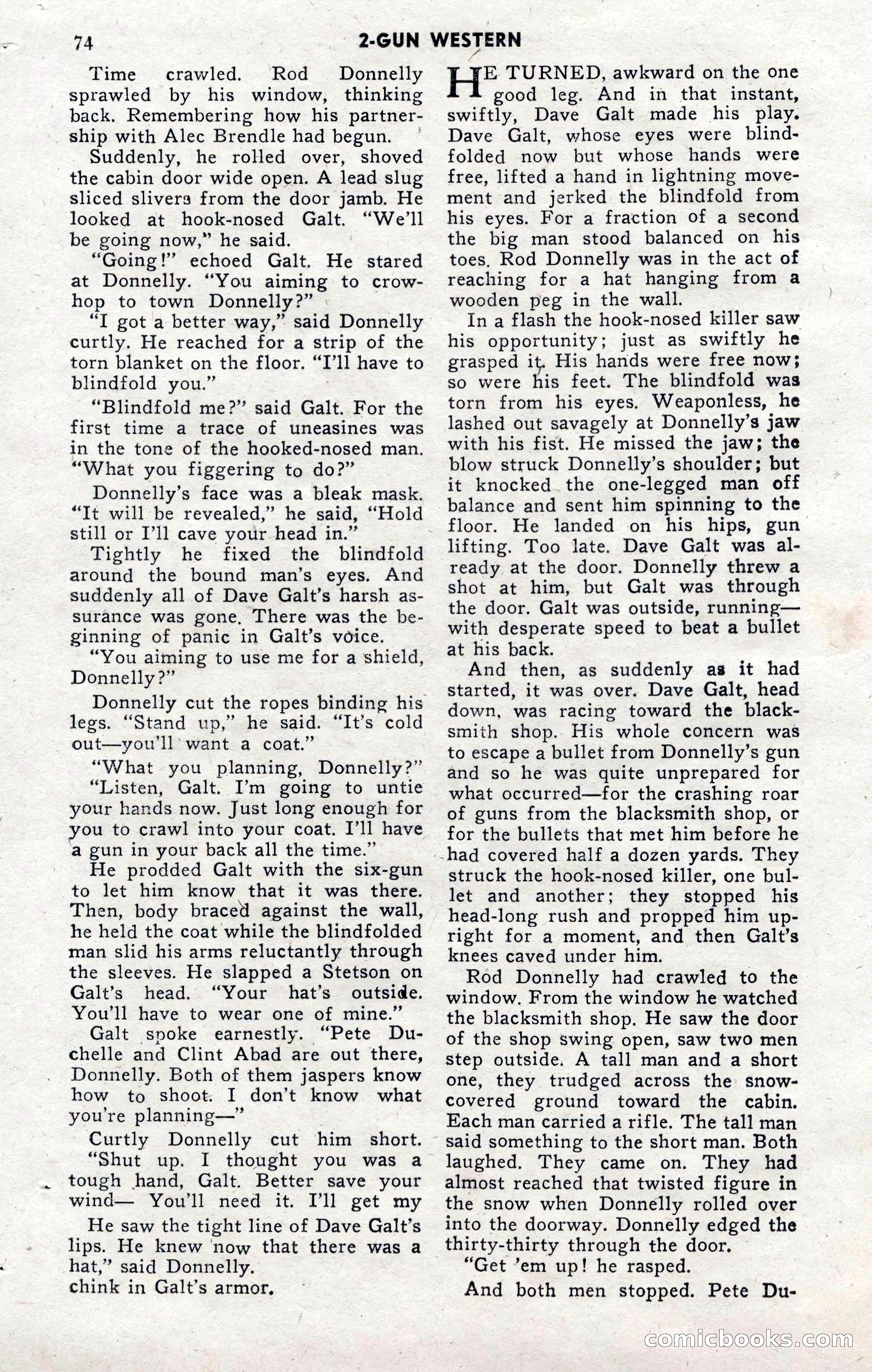 2-Gun Western, November 1955 — page 73 of 99