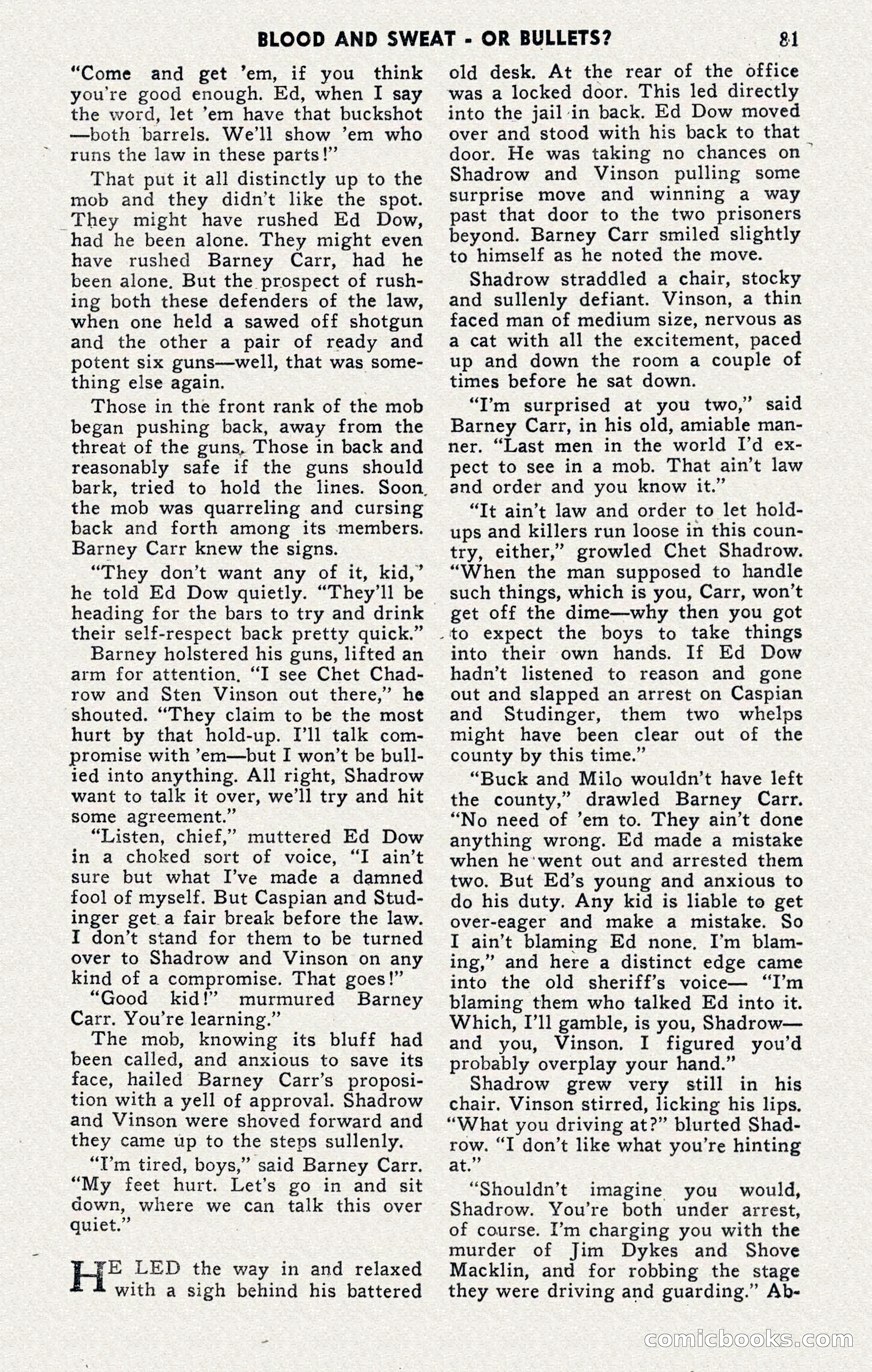 2-Gun Western, November 1955 — page 80 of 99