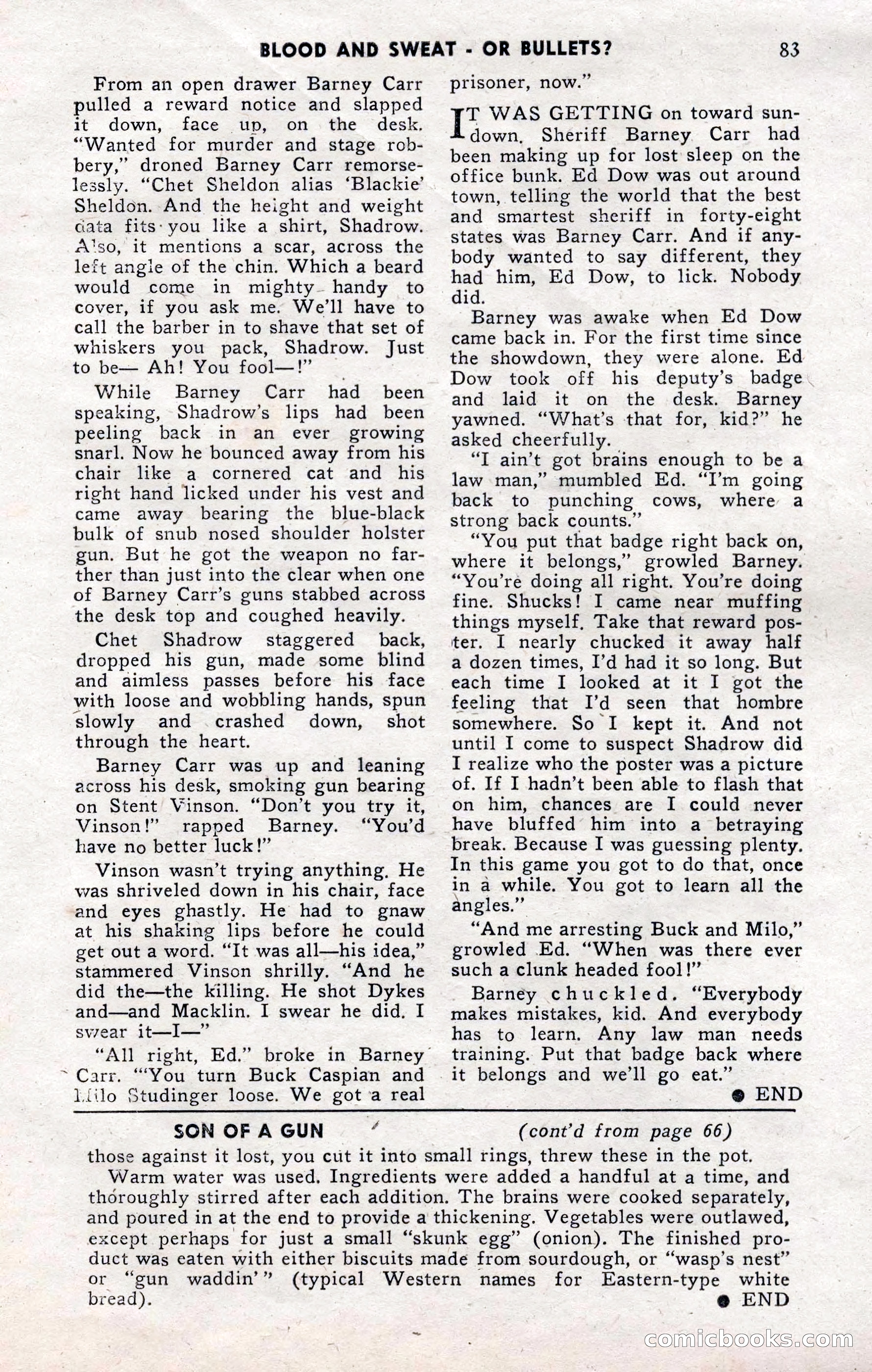 2-Gun Western, November 1955 — page 82 of 99
