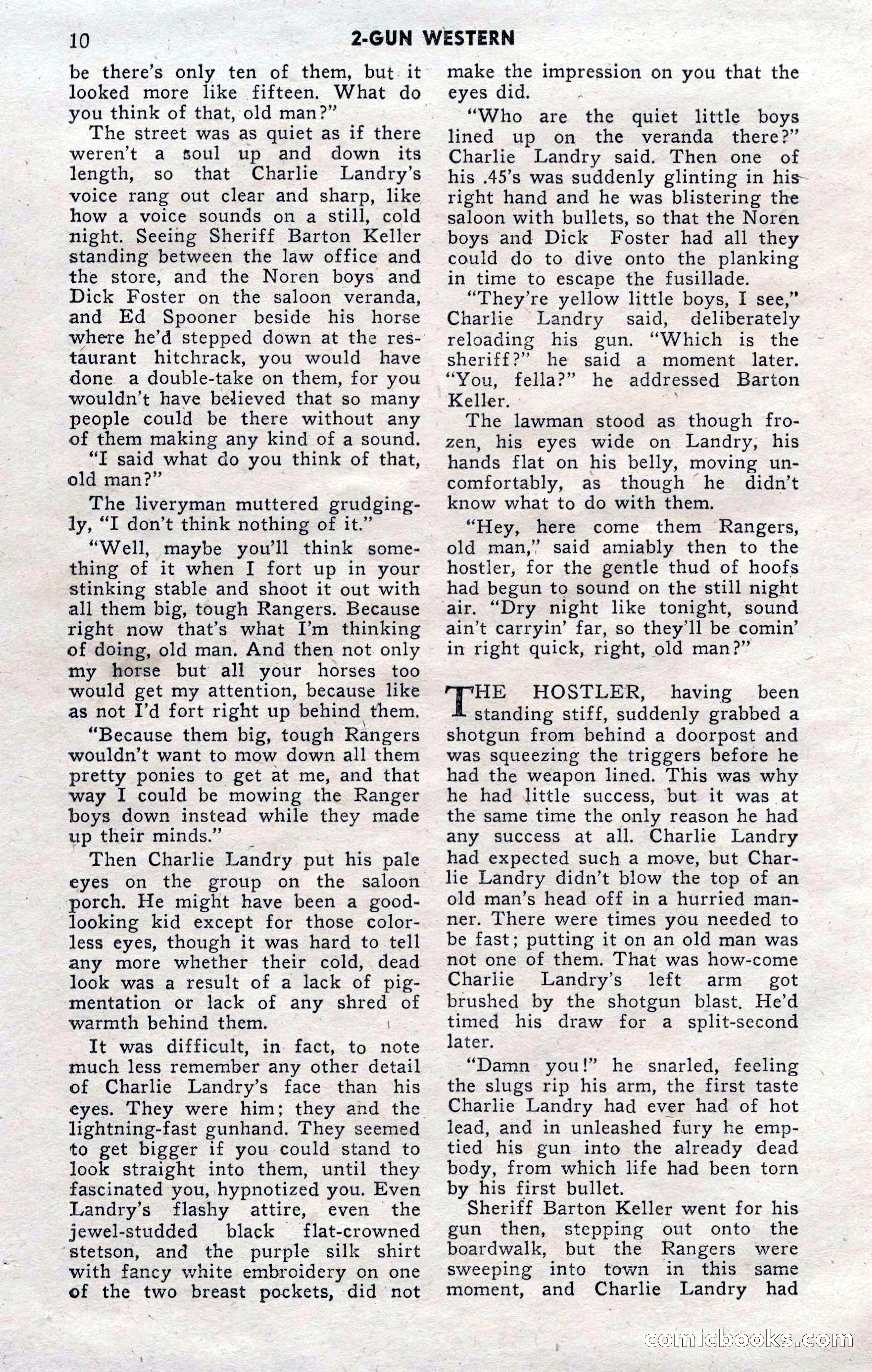 2-Gun Western, November 1955 — page 9 of 99