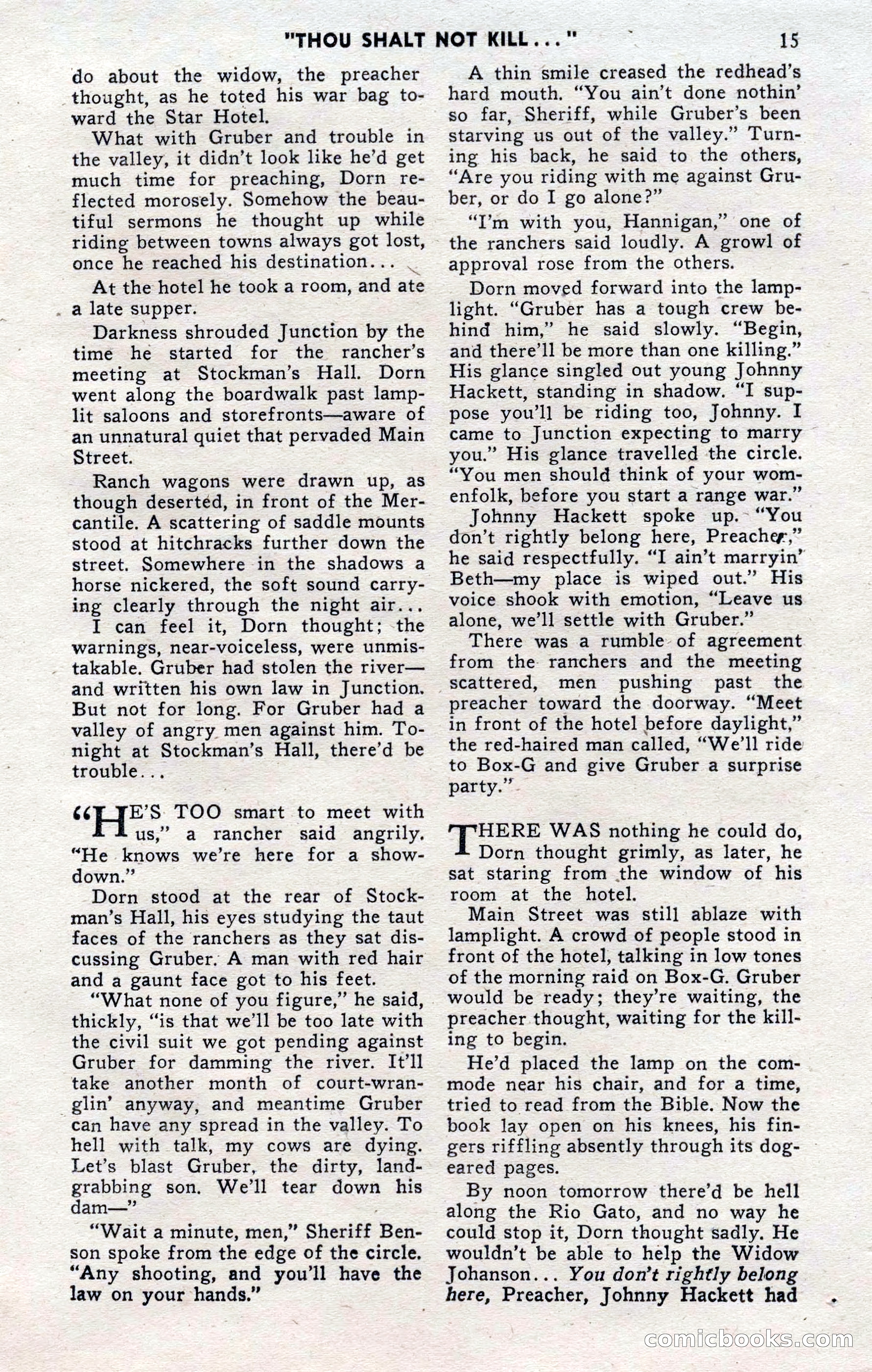 2-Gun Western, November 1955 — page 14 of 99