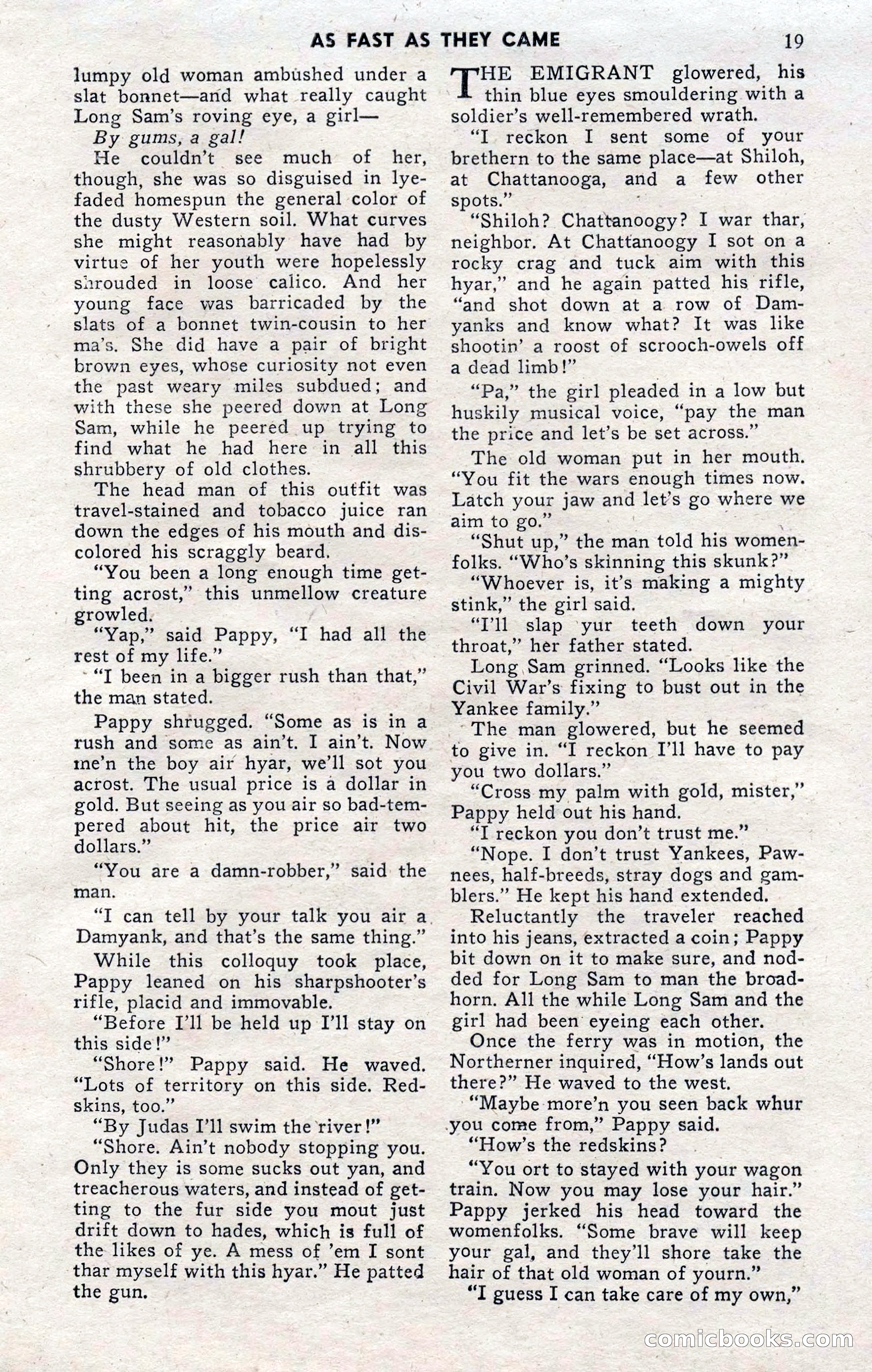 2-Gun Western, November 1955 — page 18 of 99