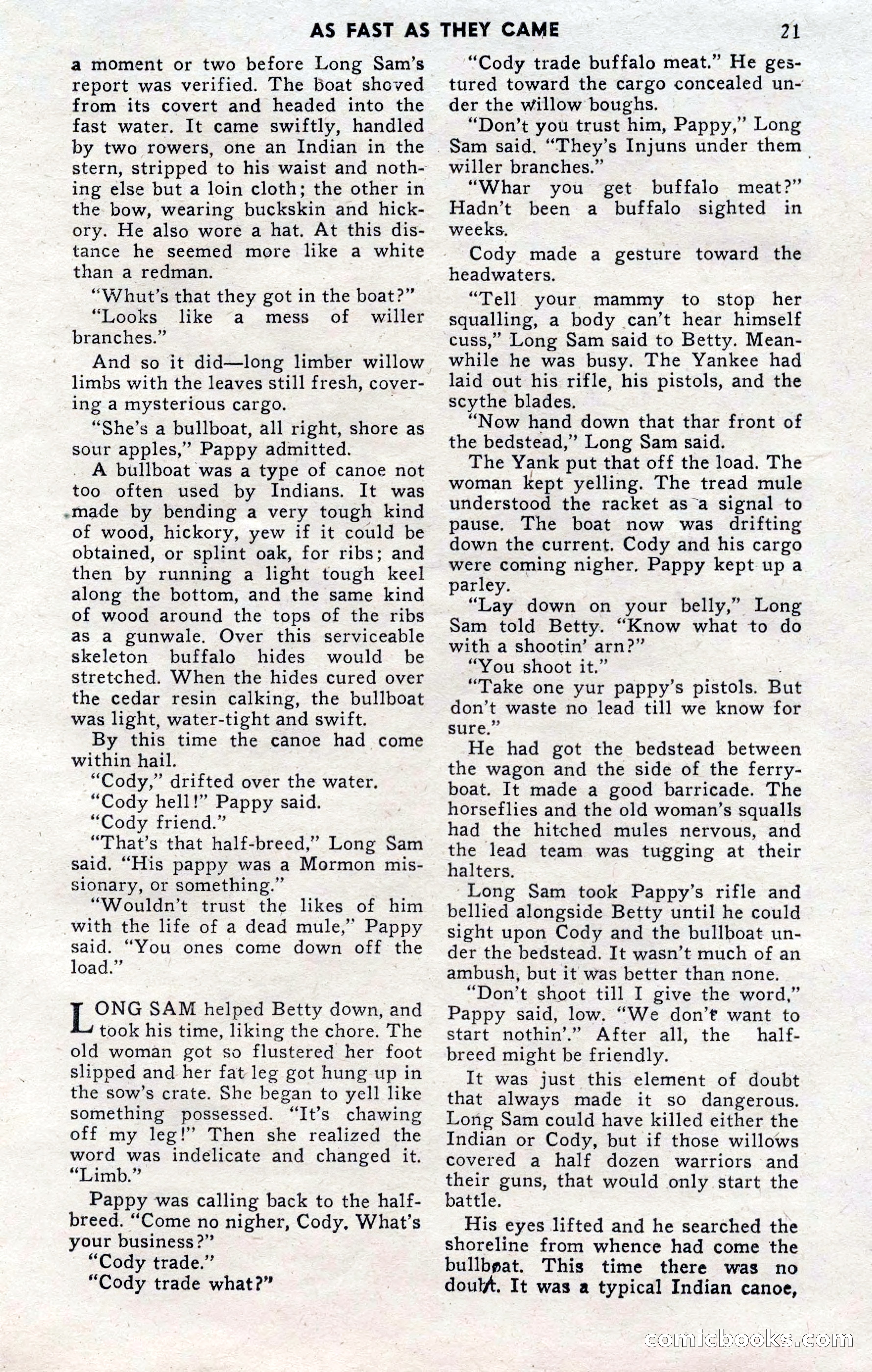 2-Gun Western, November 1955 — page 20 of 99