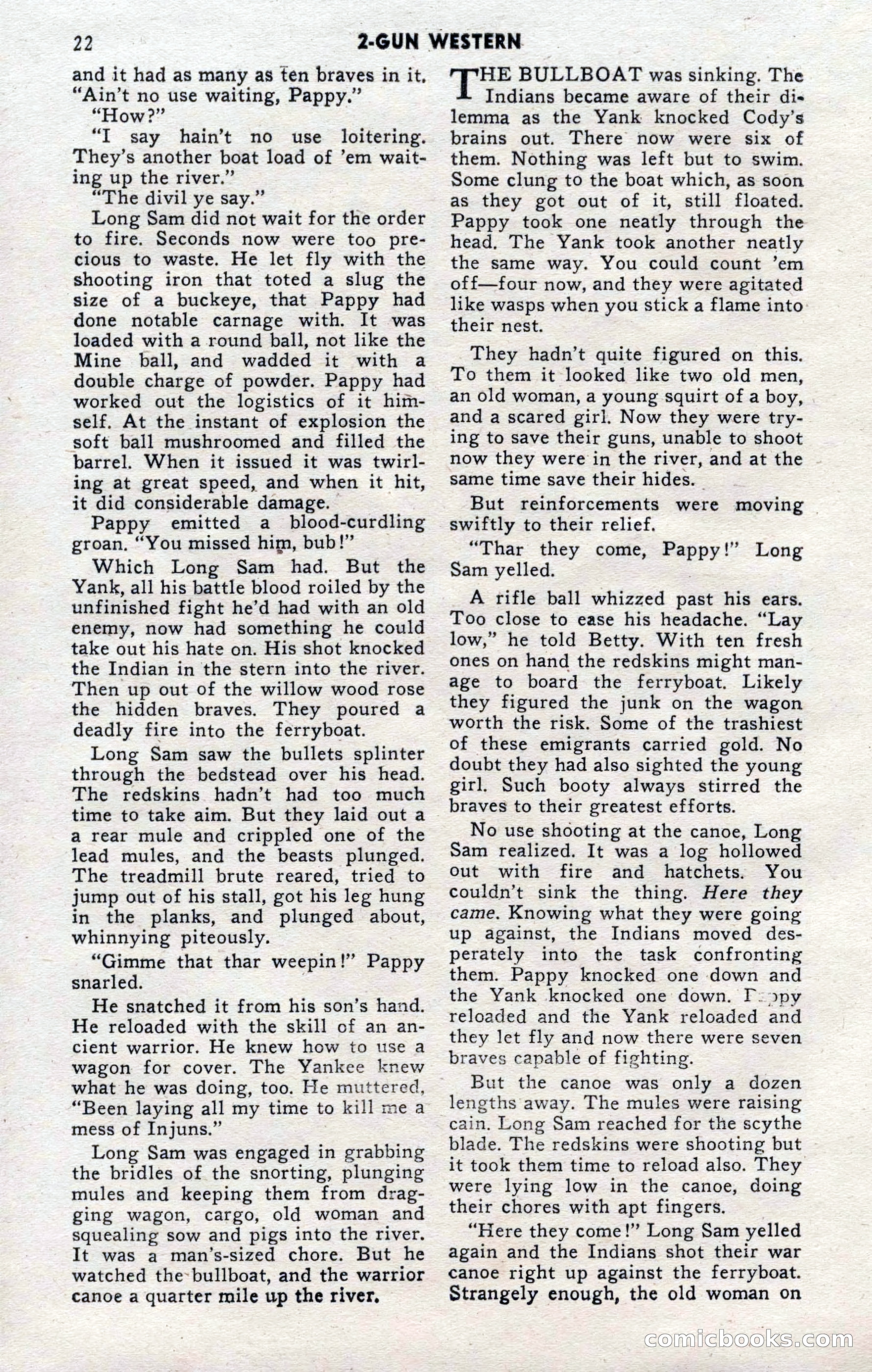 2-Gun Western, November 1955 — page 21 of 99