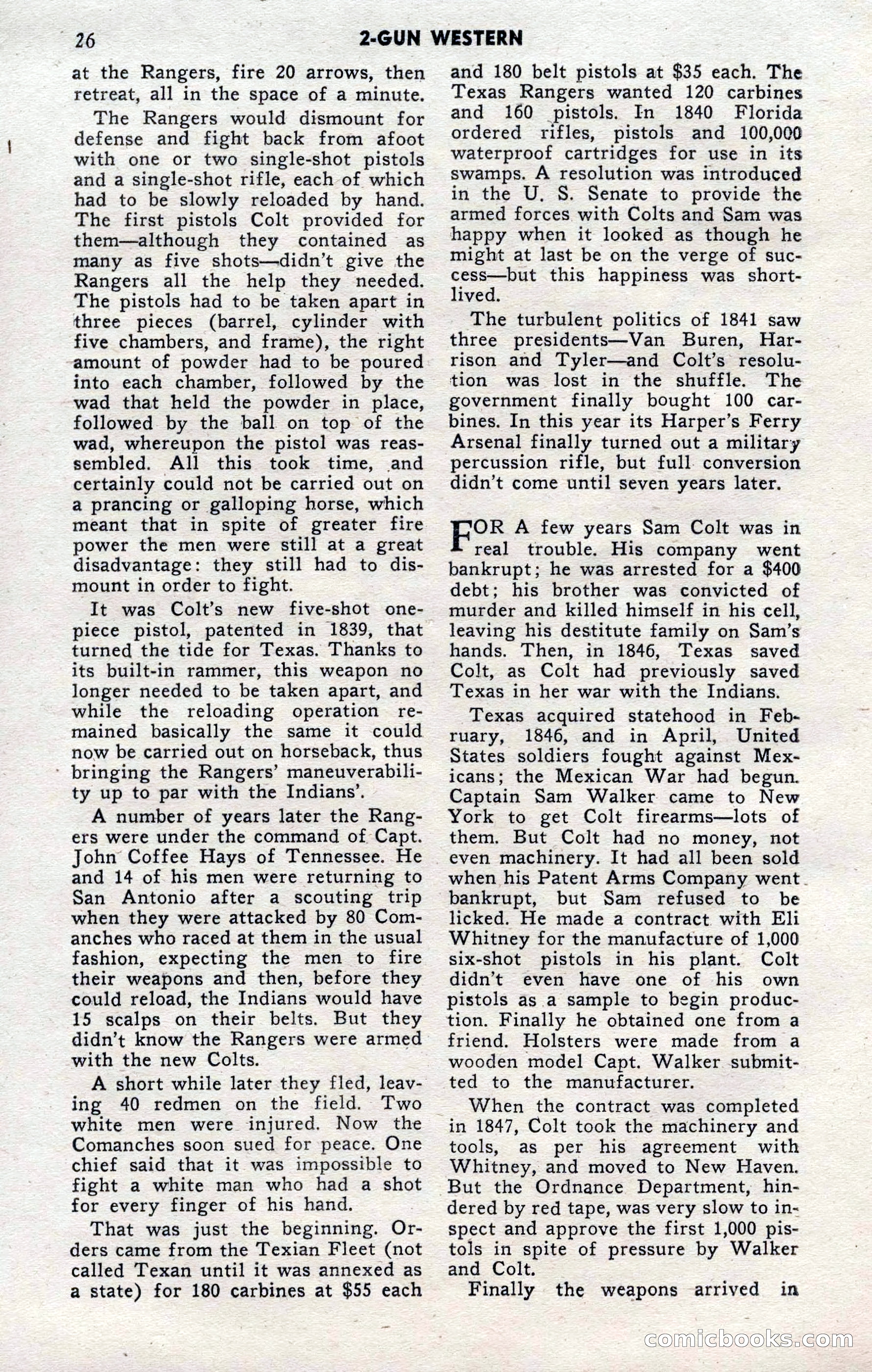 2-Gun Western, November 1955 — page 25 of 99