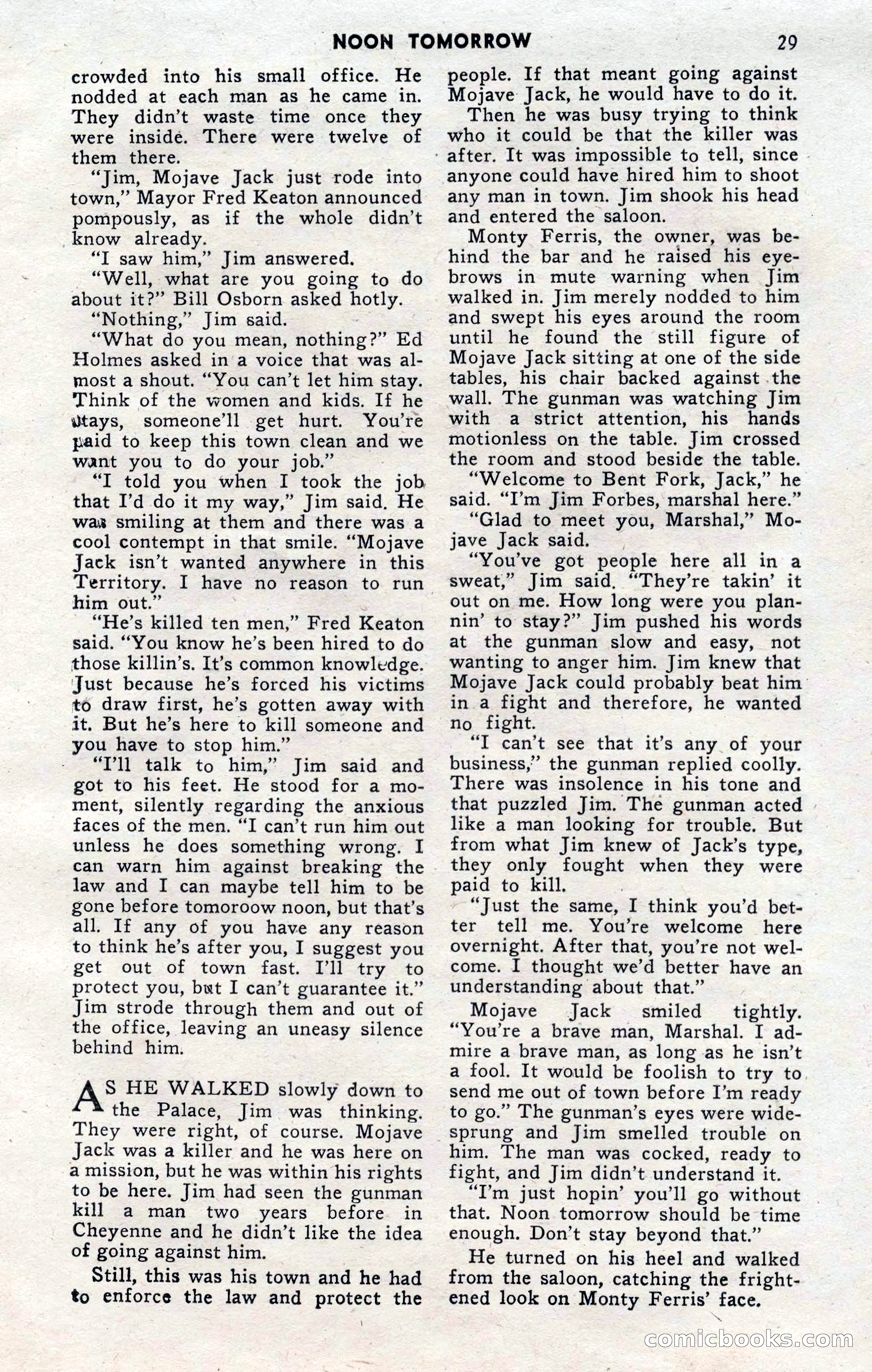 2-Gun Western, November 1955 — page 28 of 99