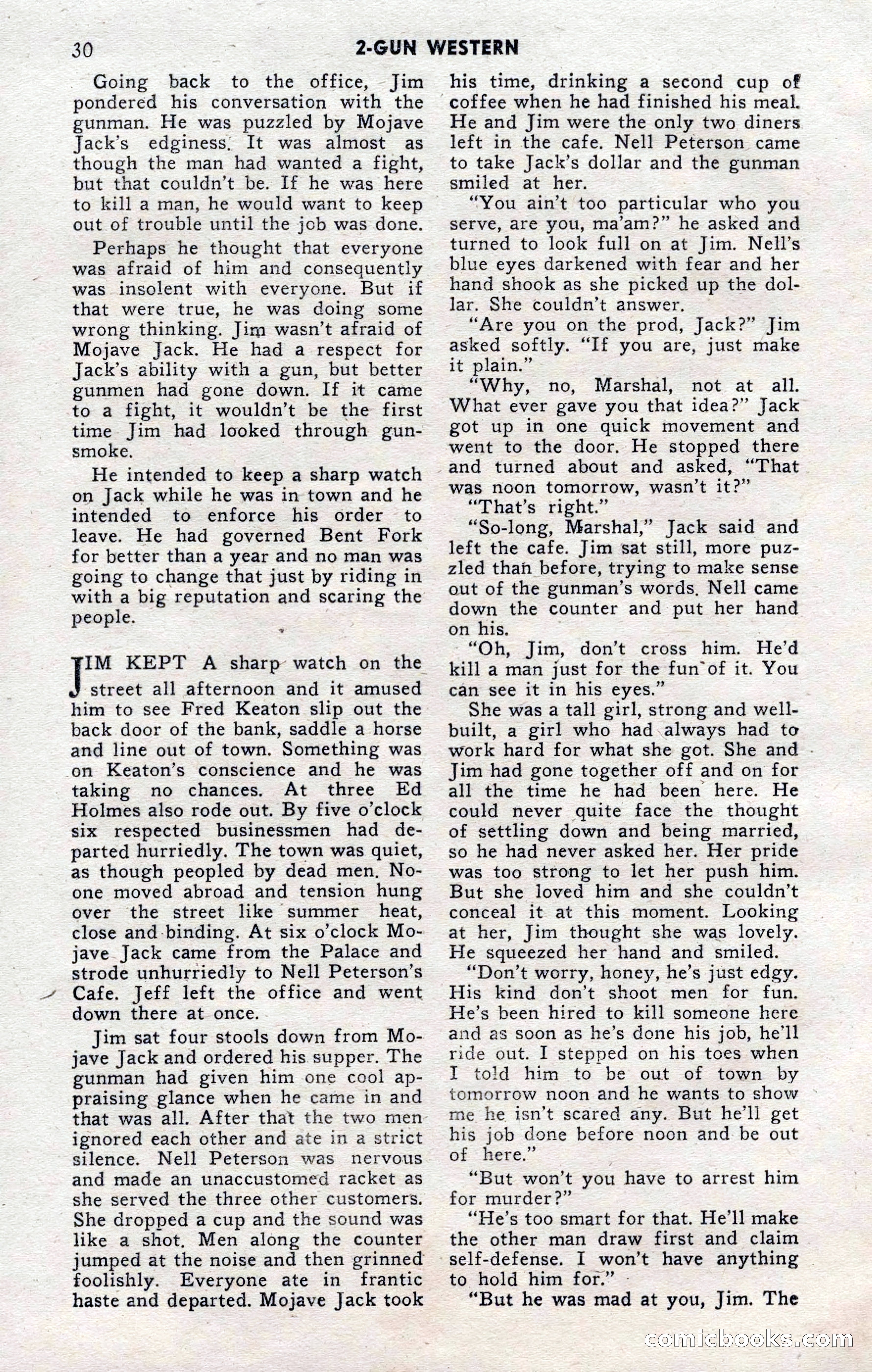 2-Gun Western, November 1955 — page 29 of 99
