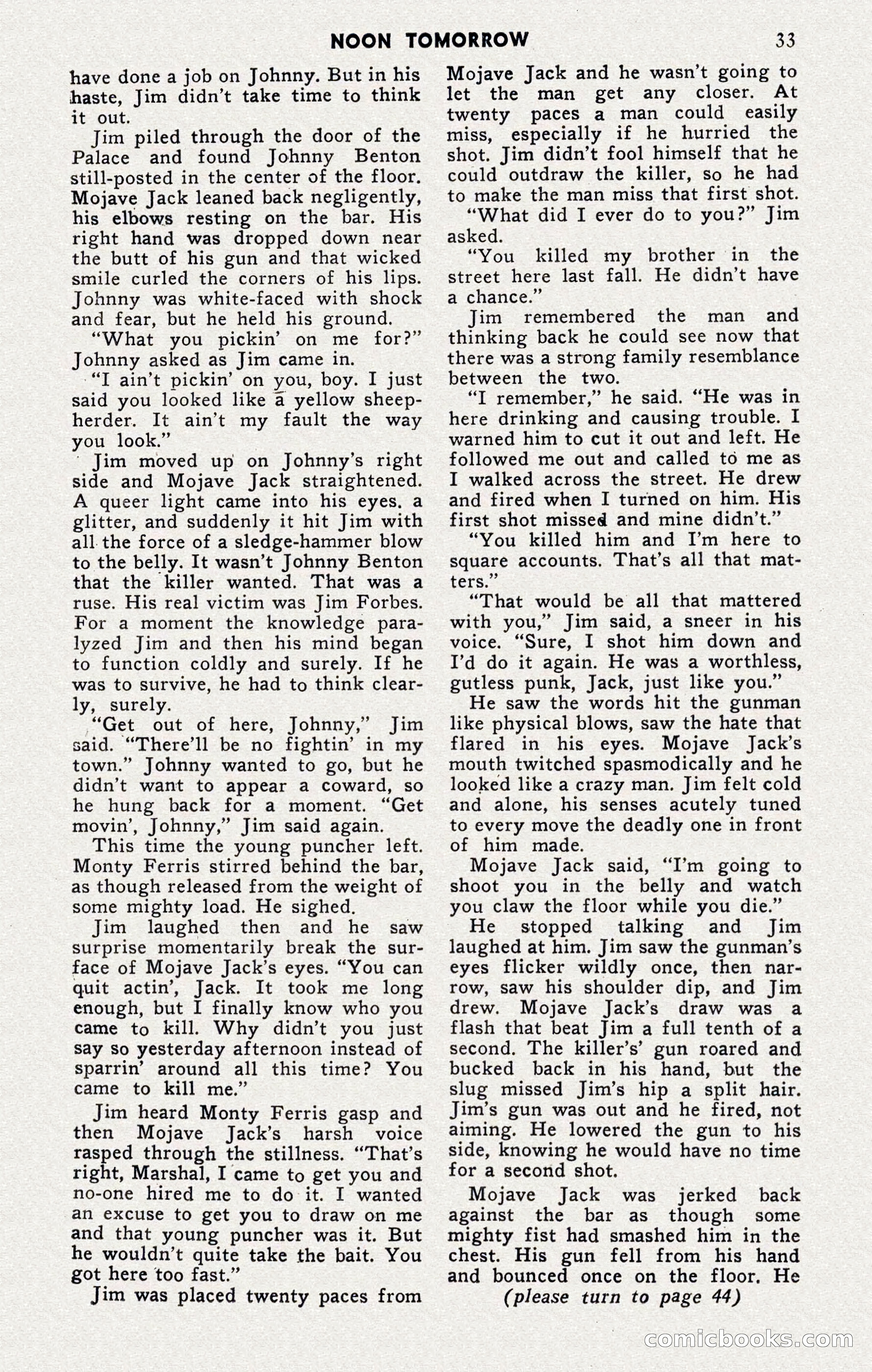 2-Gun Western, November 1955 — page 32 of 99