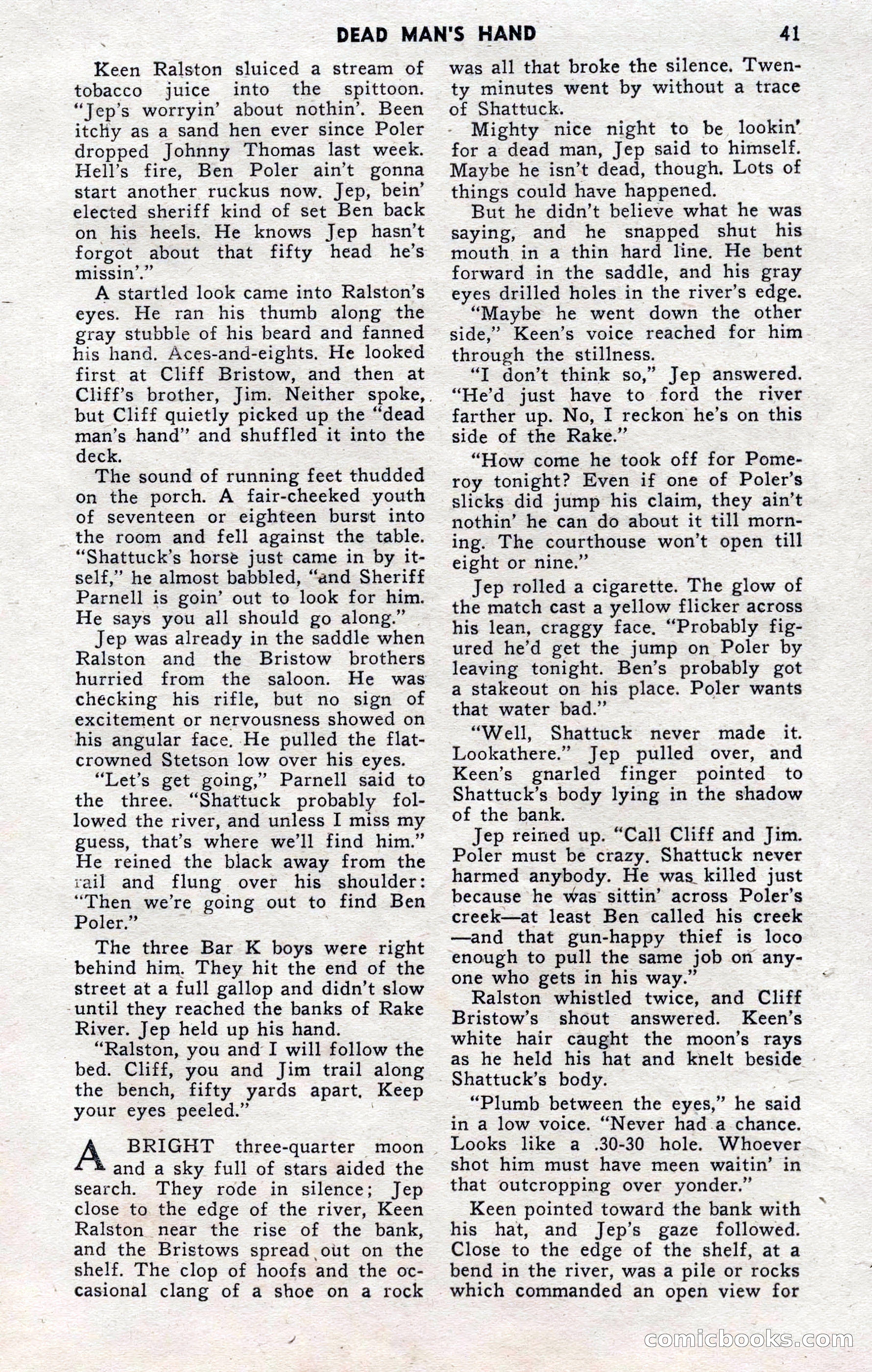 2-Gun Western, November 1955 — page 40 of 99