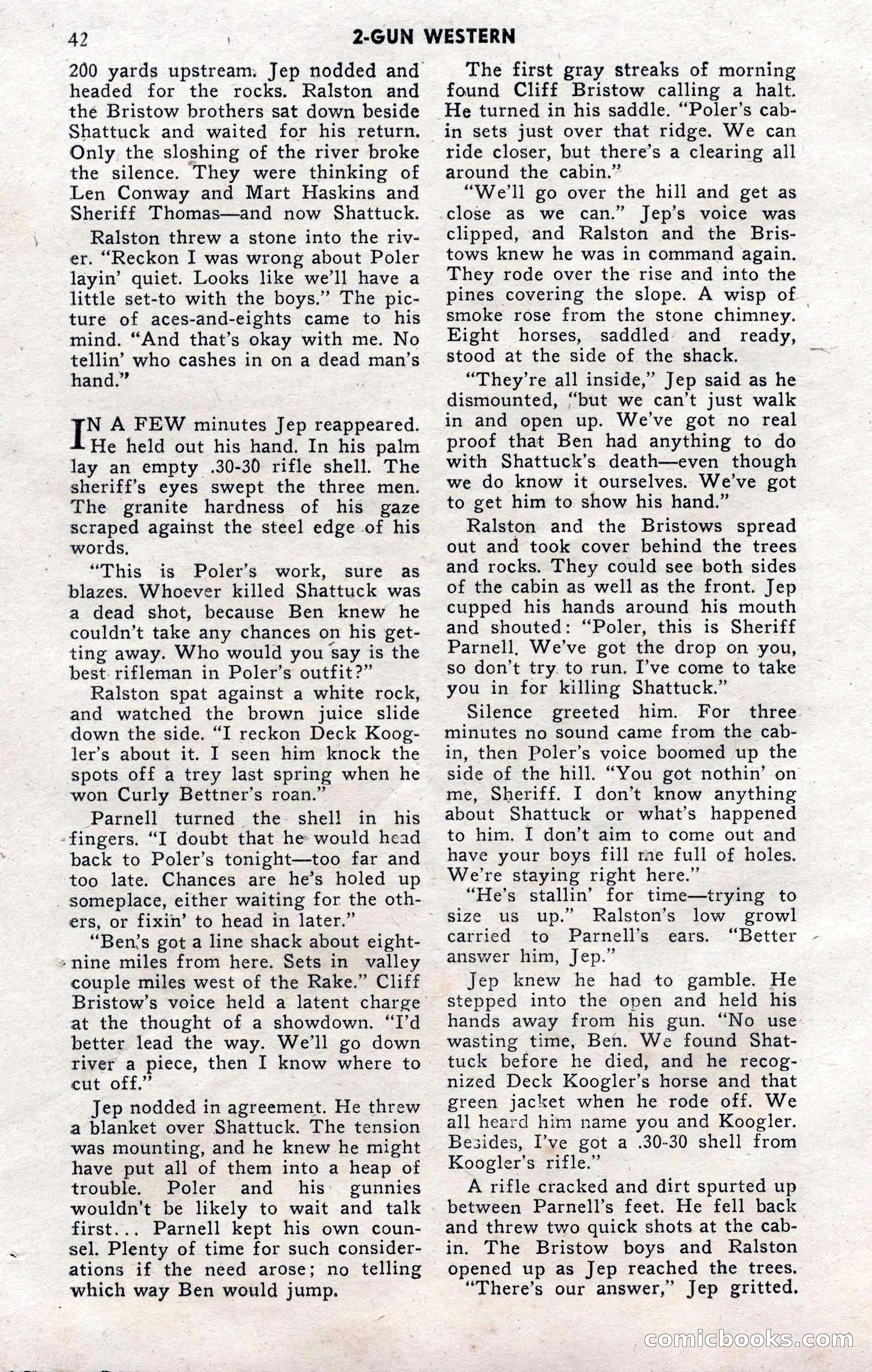 2-Gun Western, November 1955 — page 41 of 99
