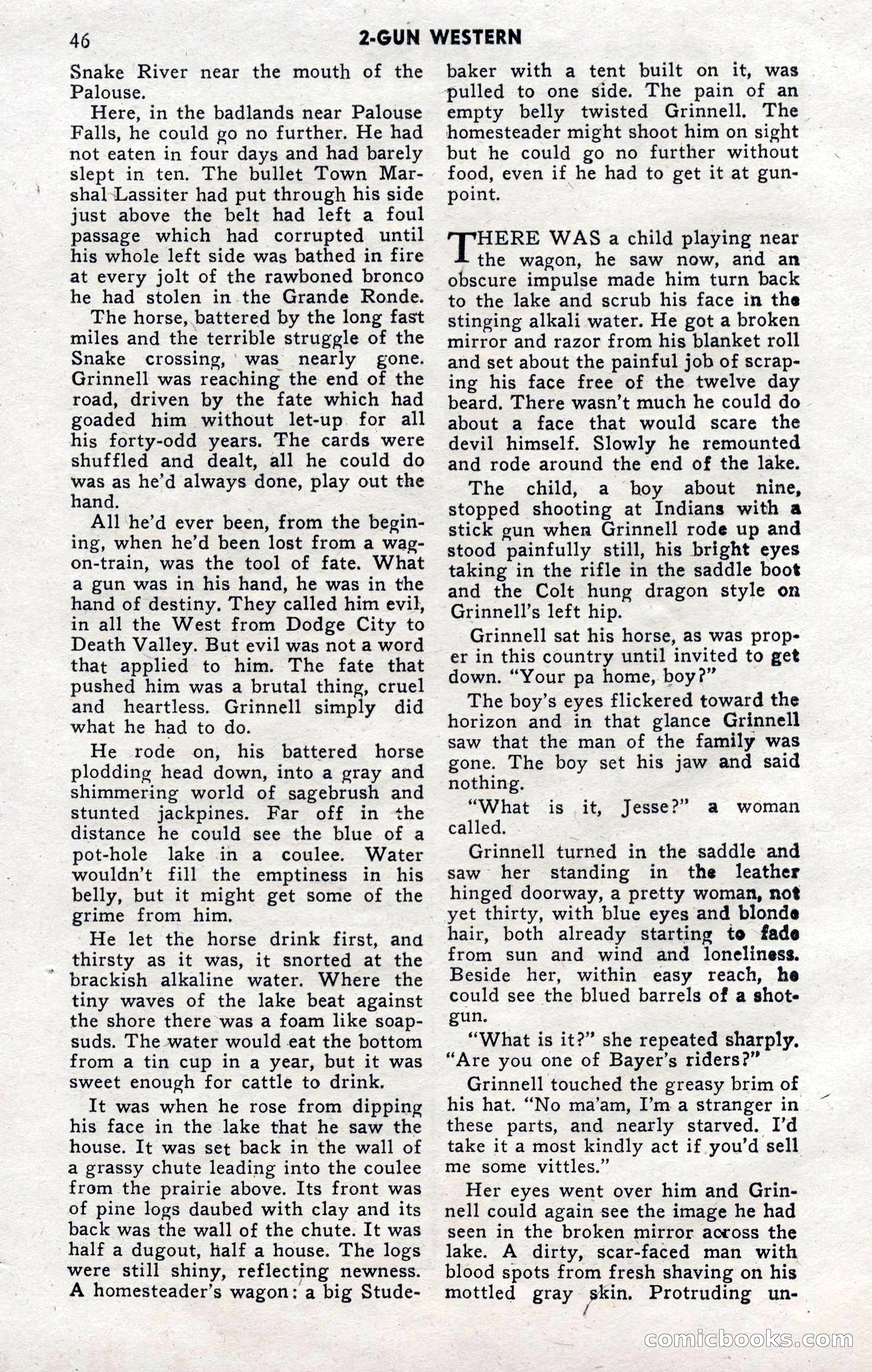 2-Gun Western, November 1955 — page 45 of 99