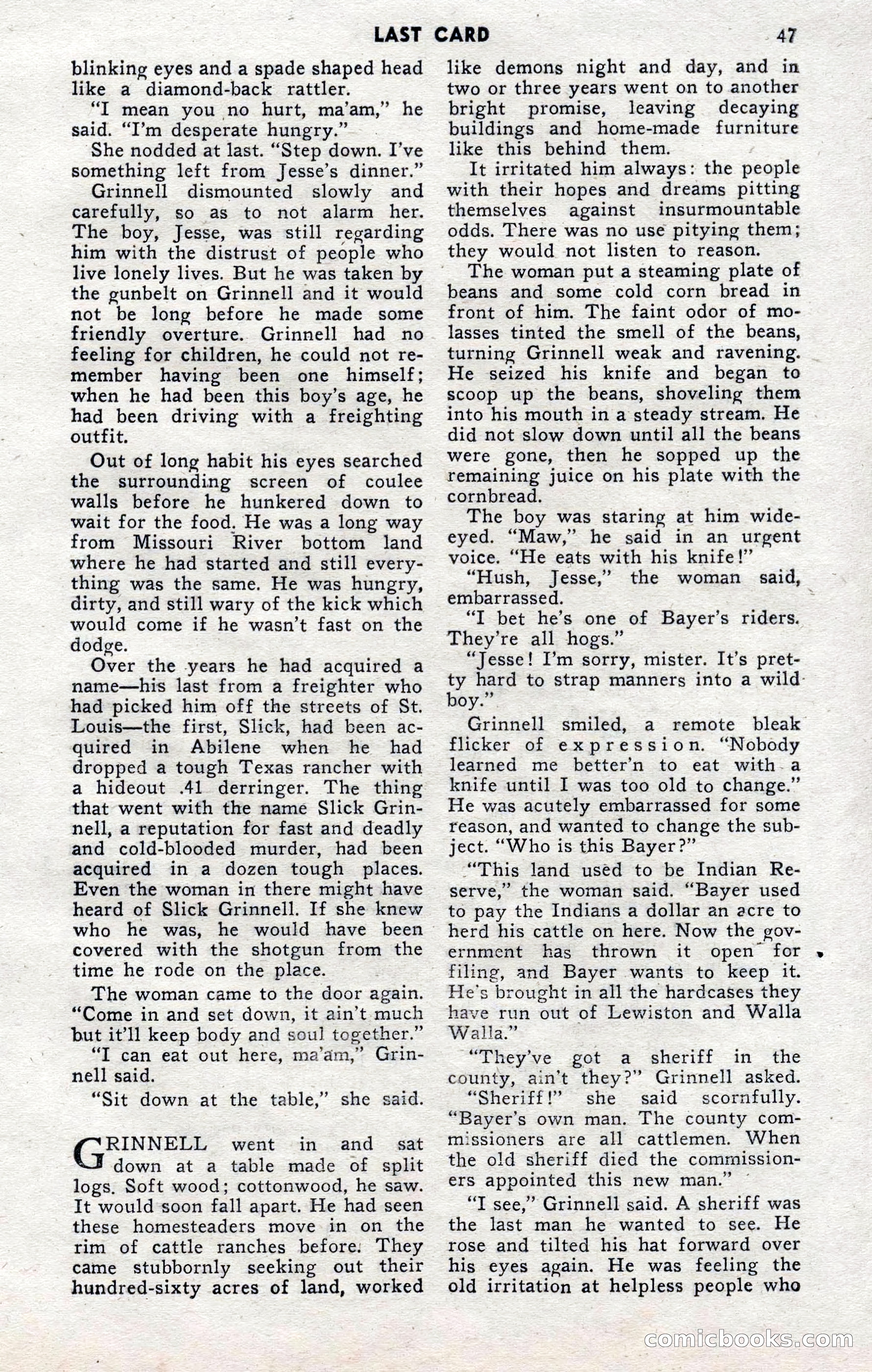 2-Gun Western, November 1955 — page 46 of 99