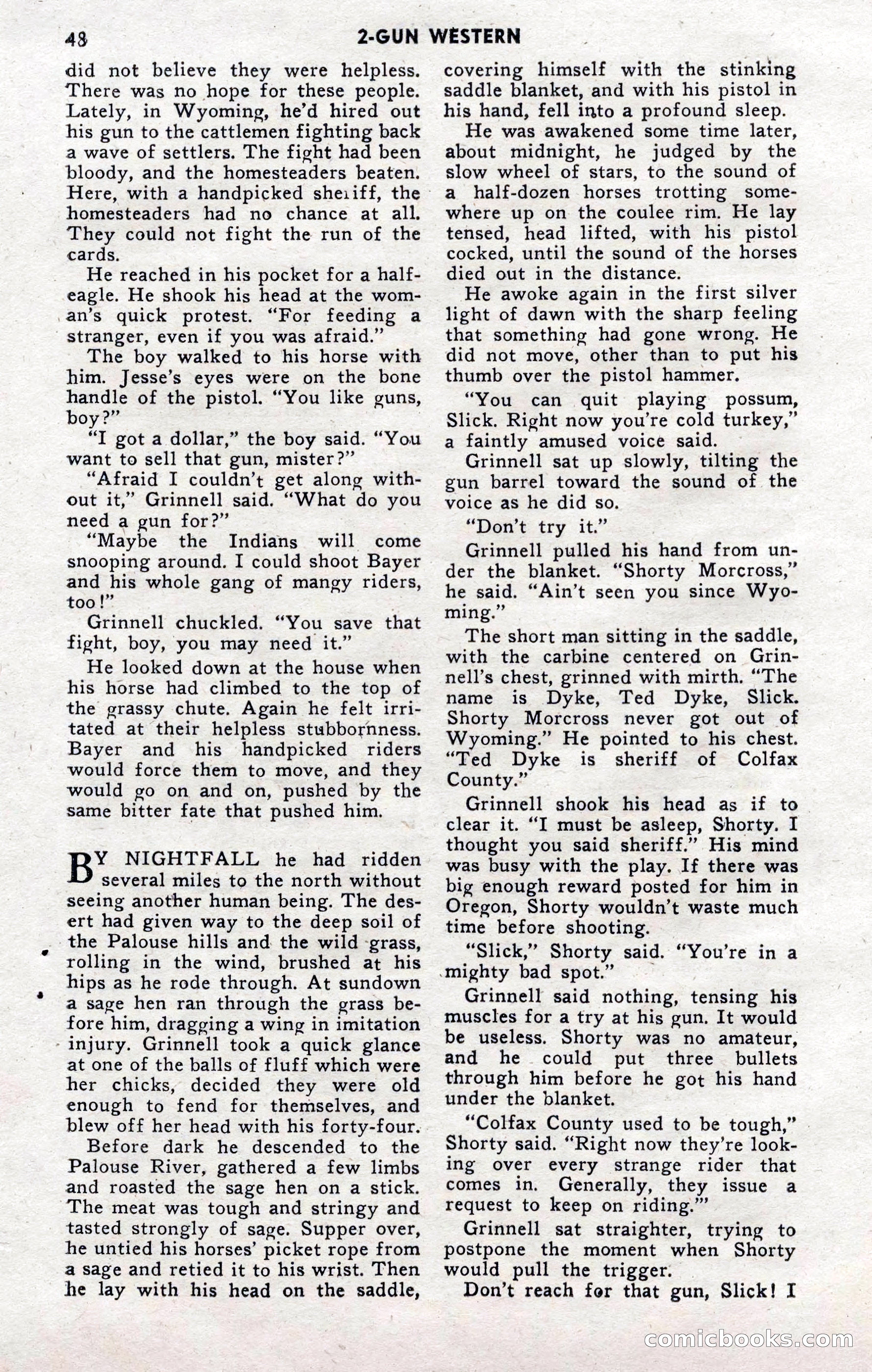 2-Gun Western, November 1955 — page 47 of 99