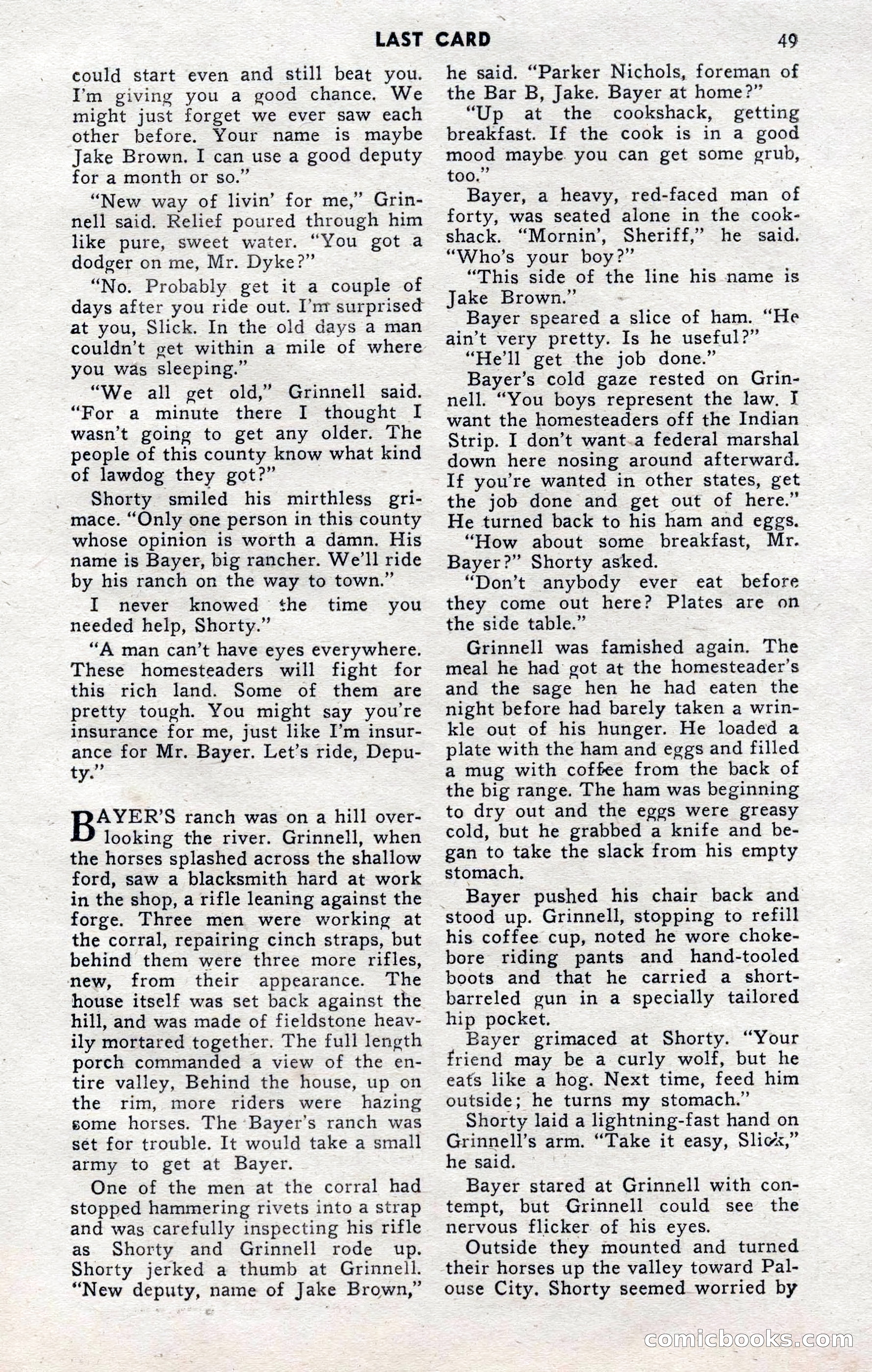 2-Gun Western, November 1955 — page 48 of 99
