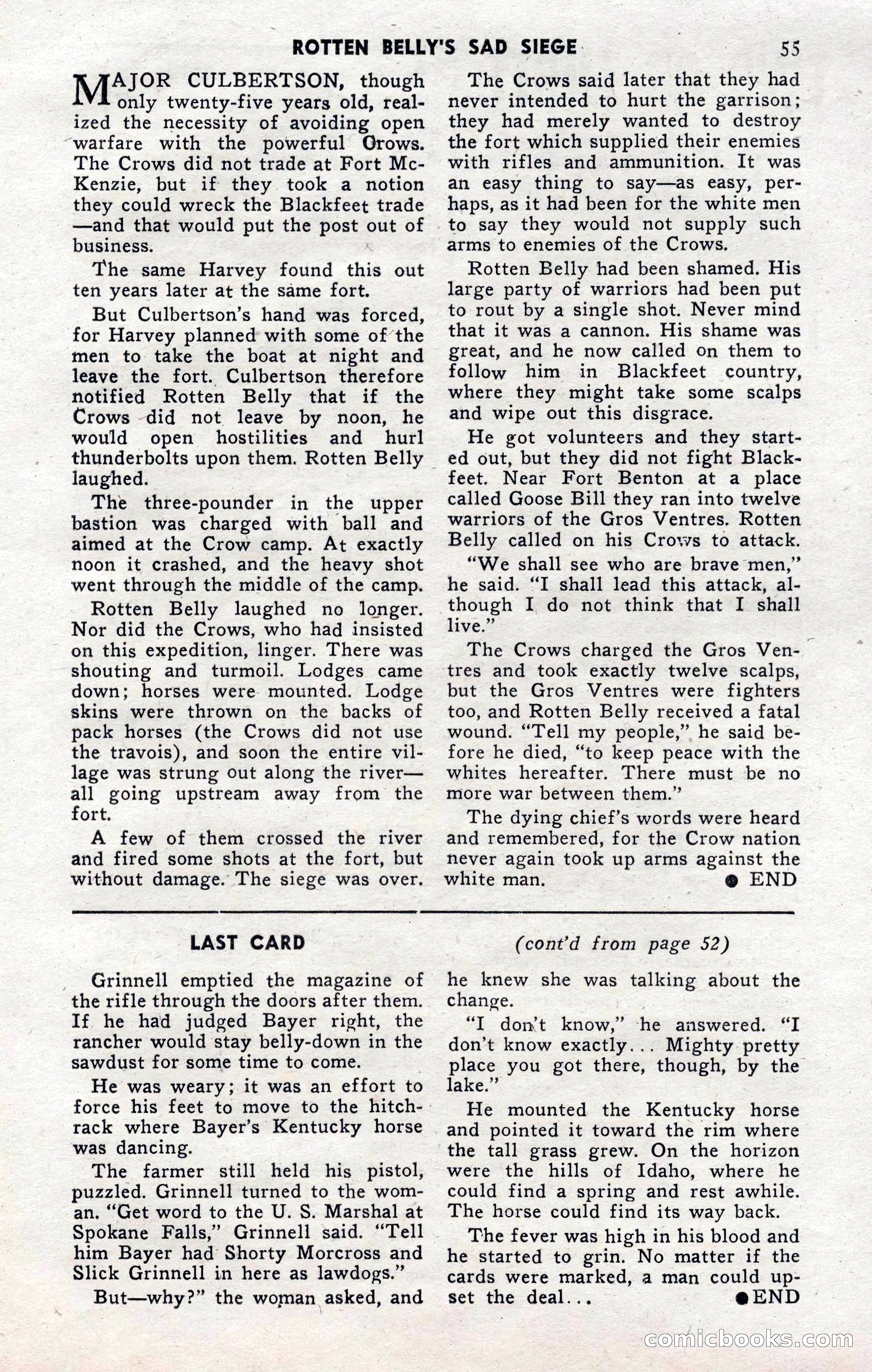 2-Gun Western, November 1955 — page 54 of 99