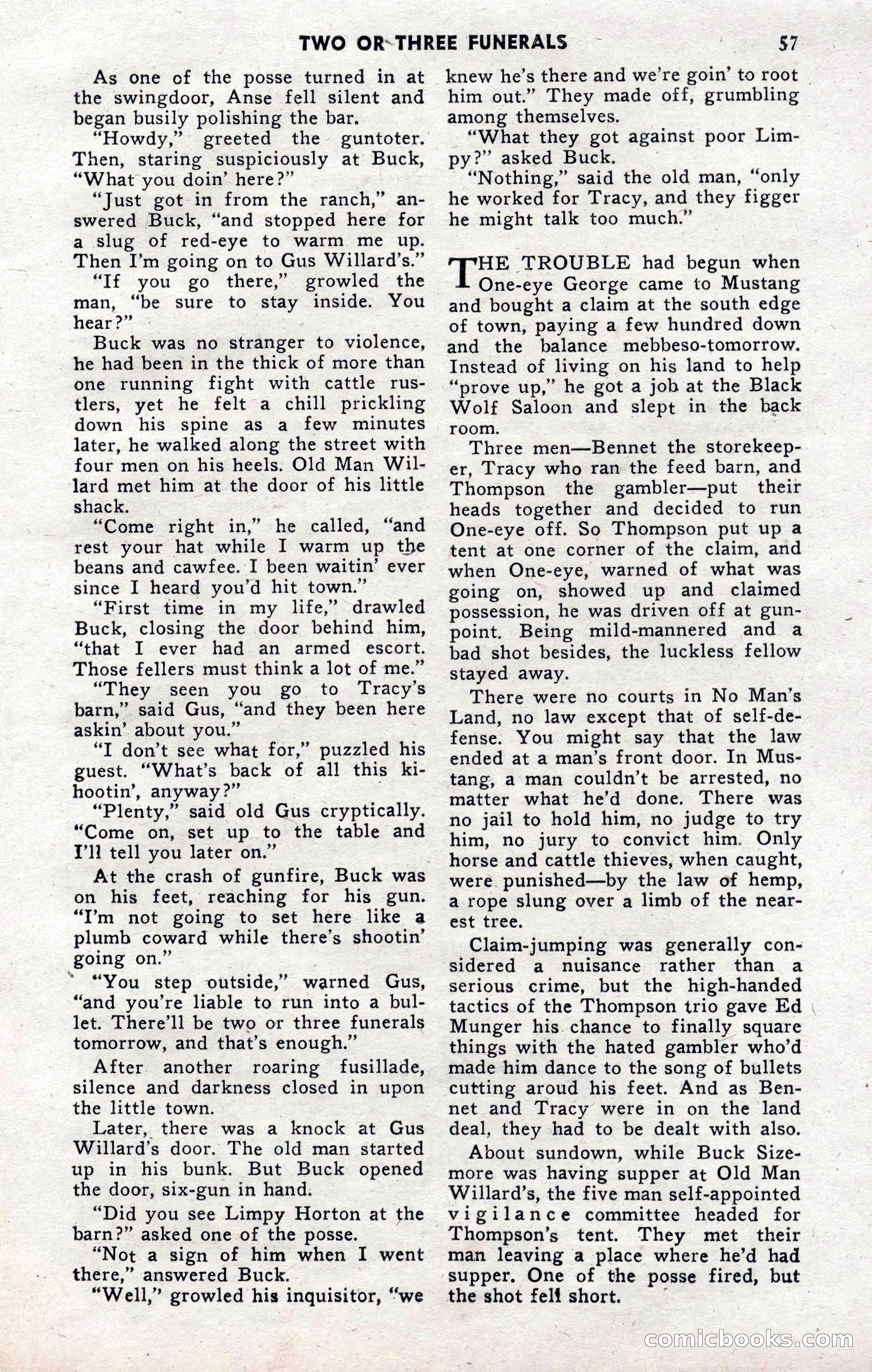 2-Gun Western, November 1955 — page 56 of 99