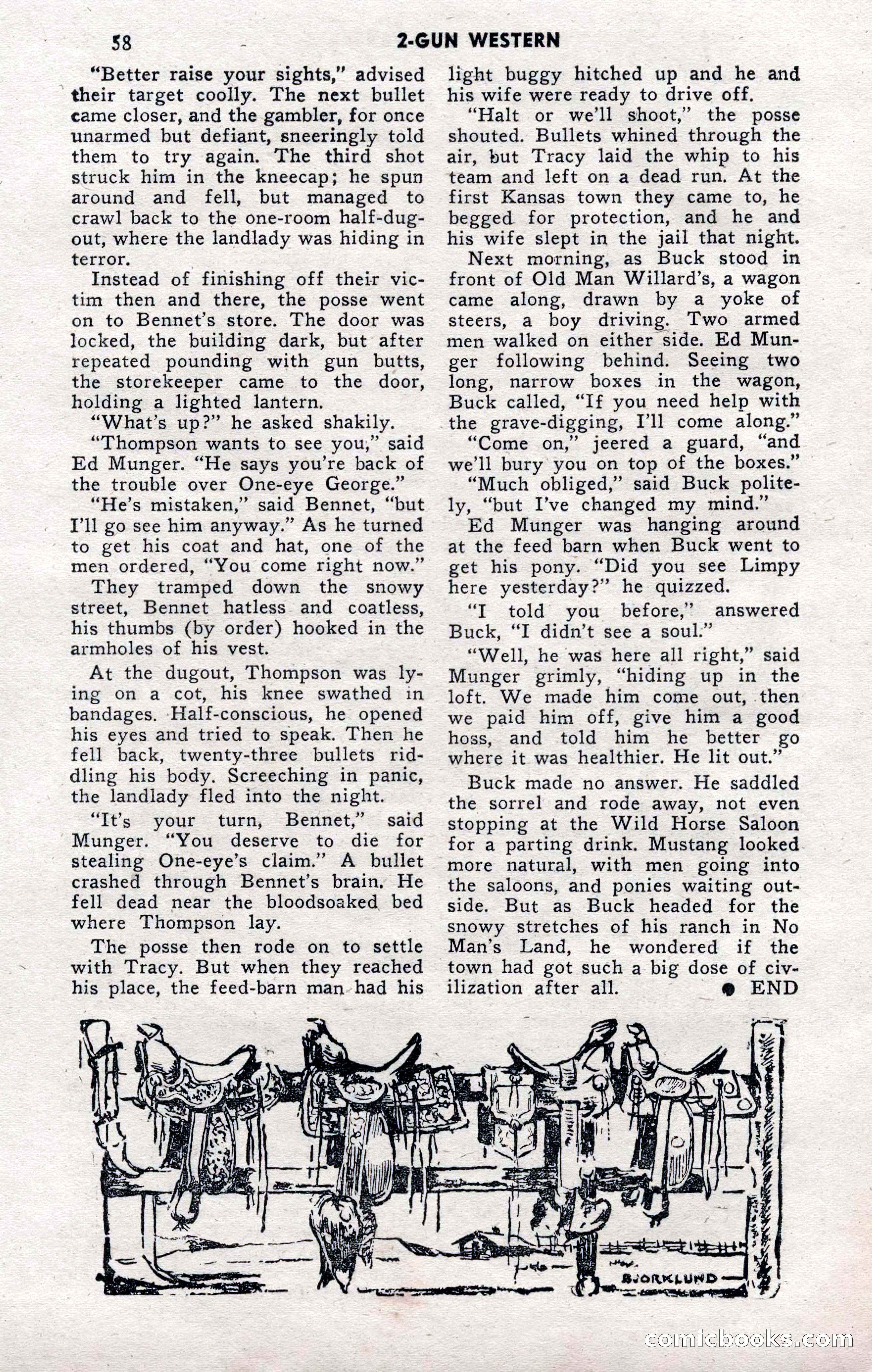 2-Gun Western, November 1955 — page 57 of 99