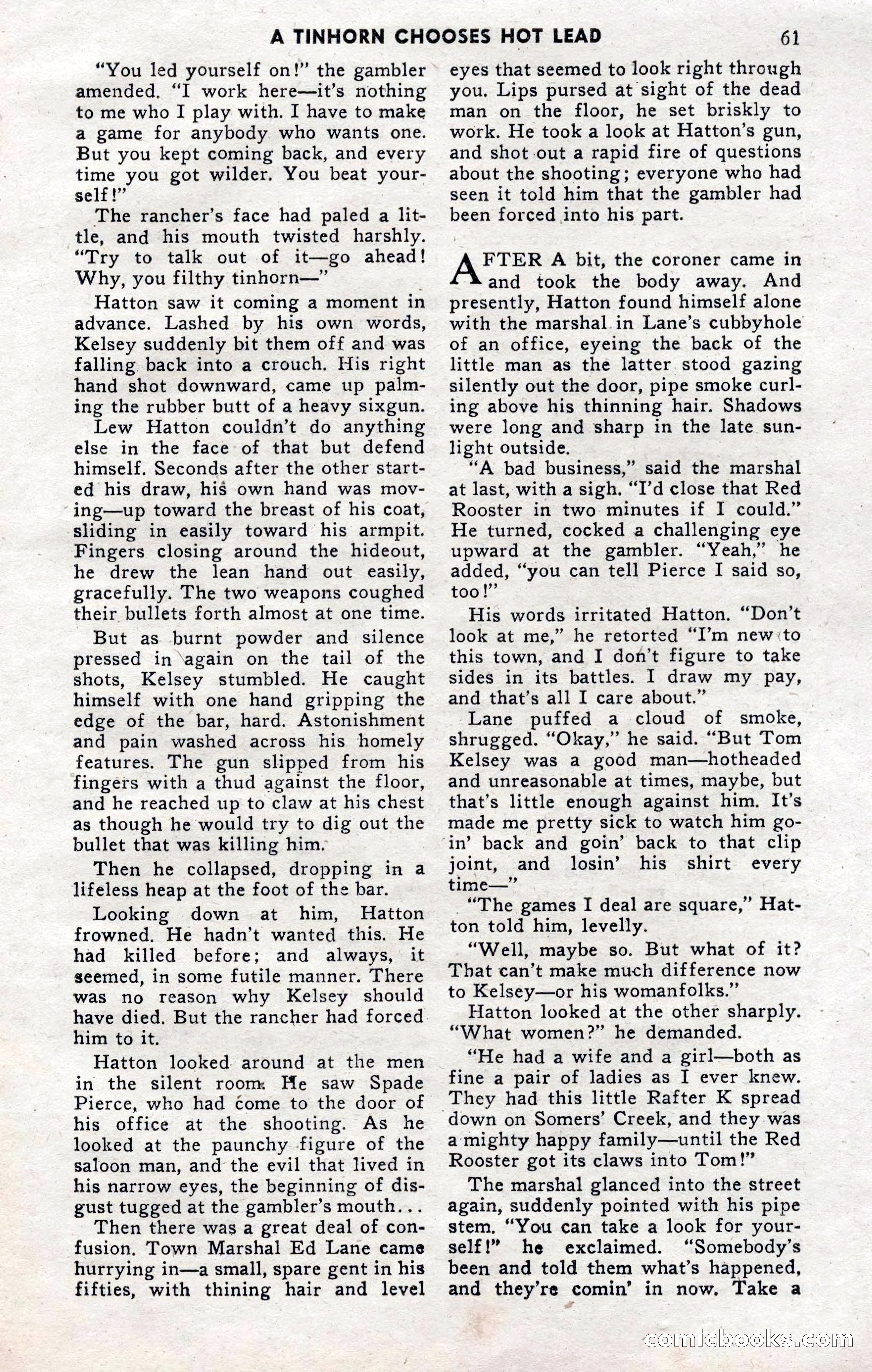 2-Gun Western, November 1955 — page 60 of 99